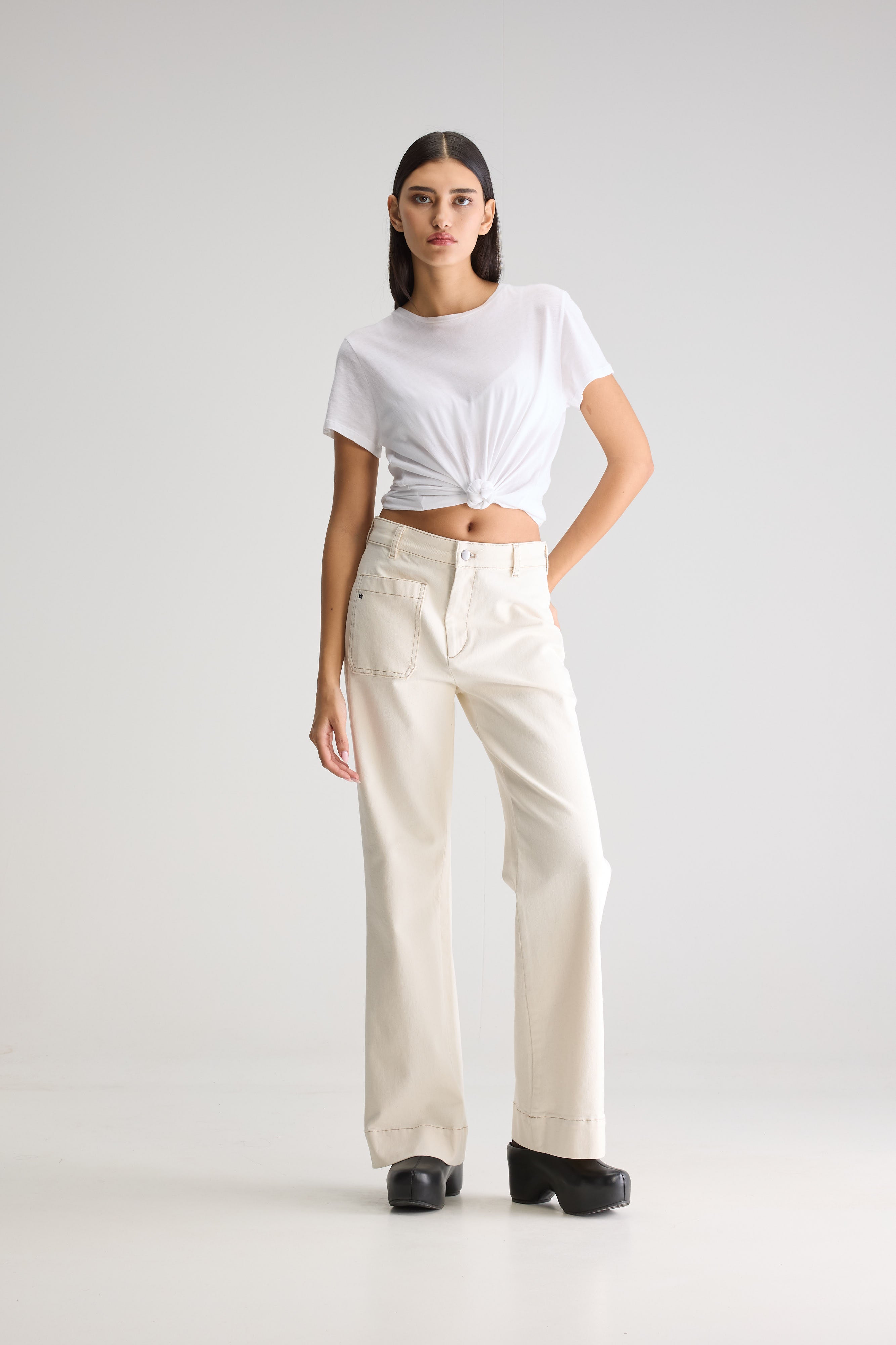 Gange Flared Jeans - Natural For Women | Bellerose