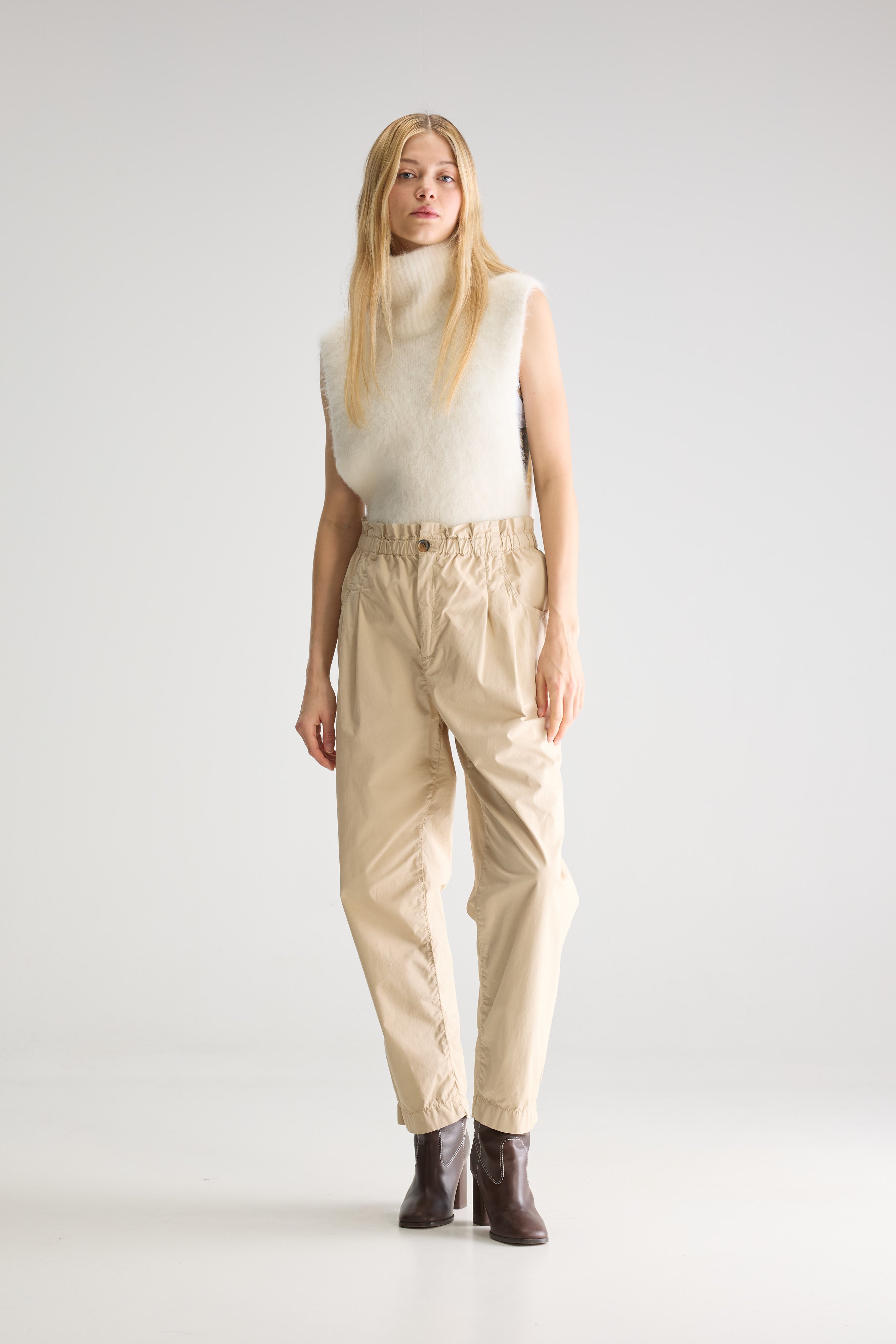 Pantalon Décontracté Winona - Cement Pour Femme | Bellerose