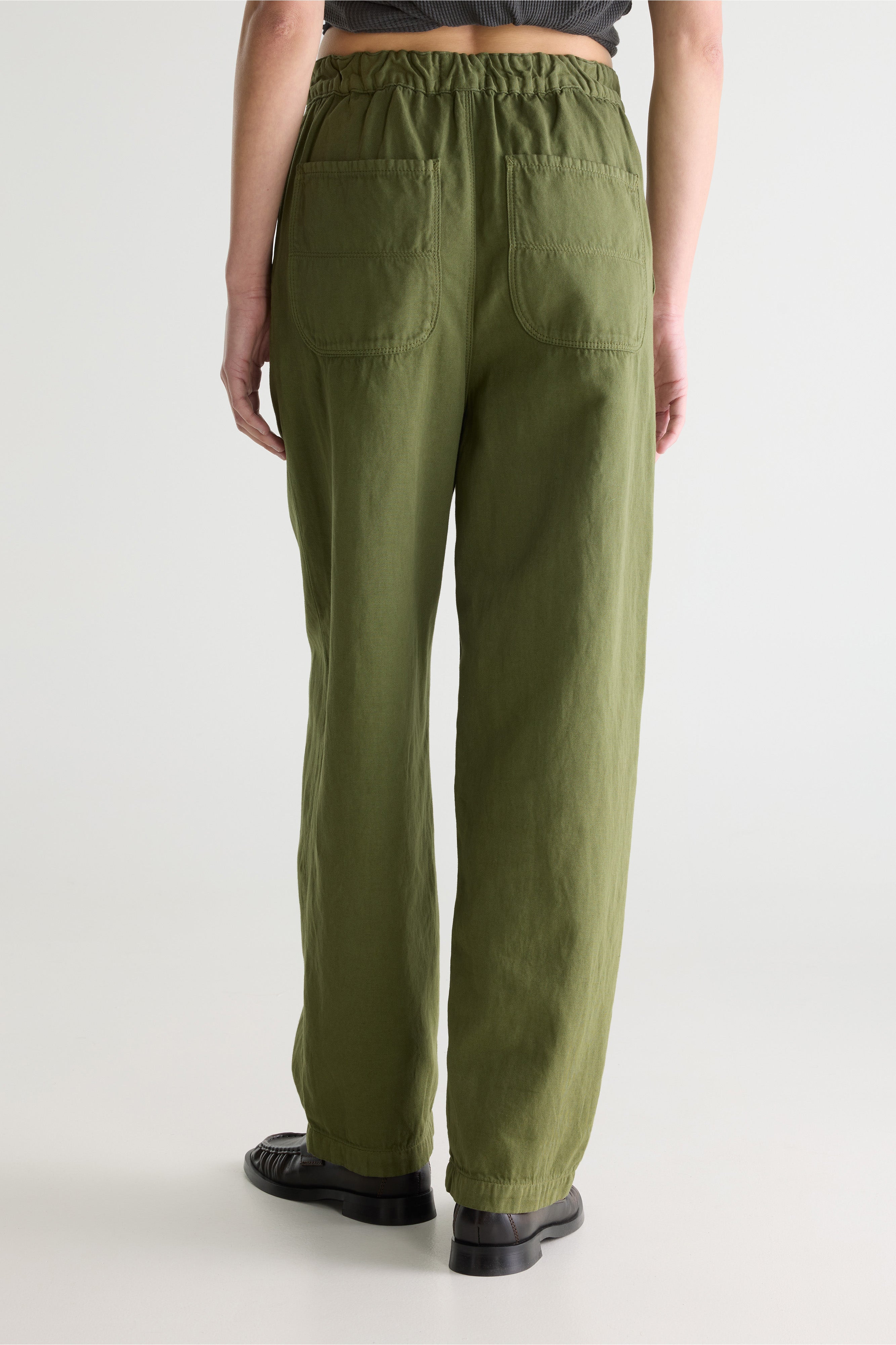 Pasop Relaxed Trousers - Army For Women | Bellerose