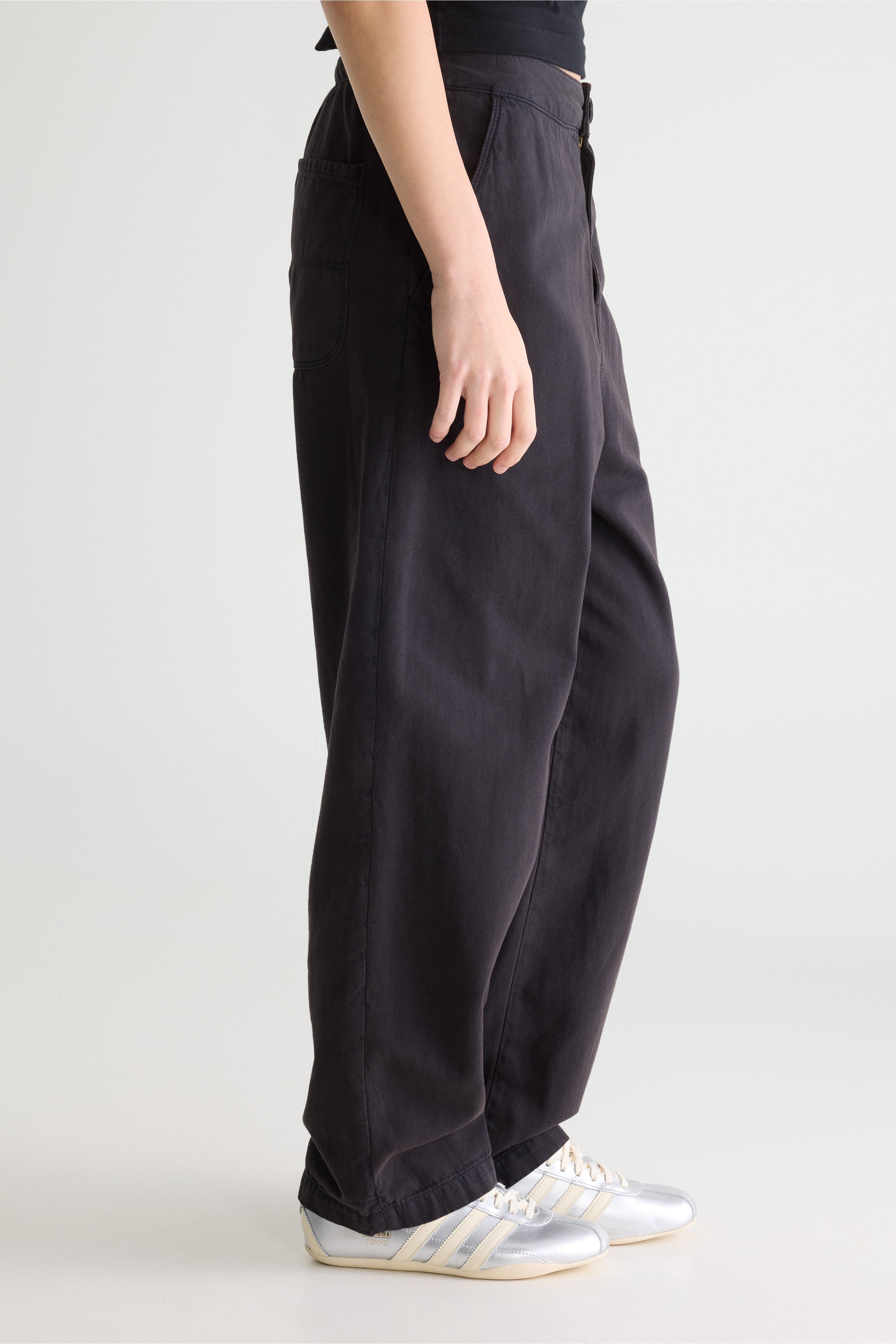 Pasop Relaxed Trousers - Off black For Women | Bellerose