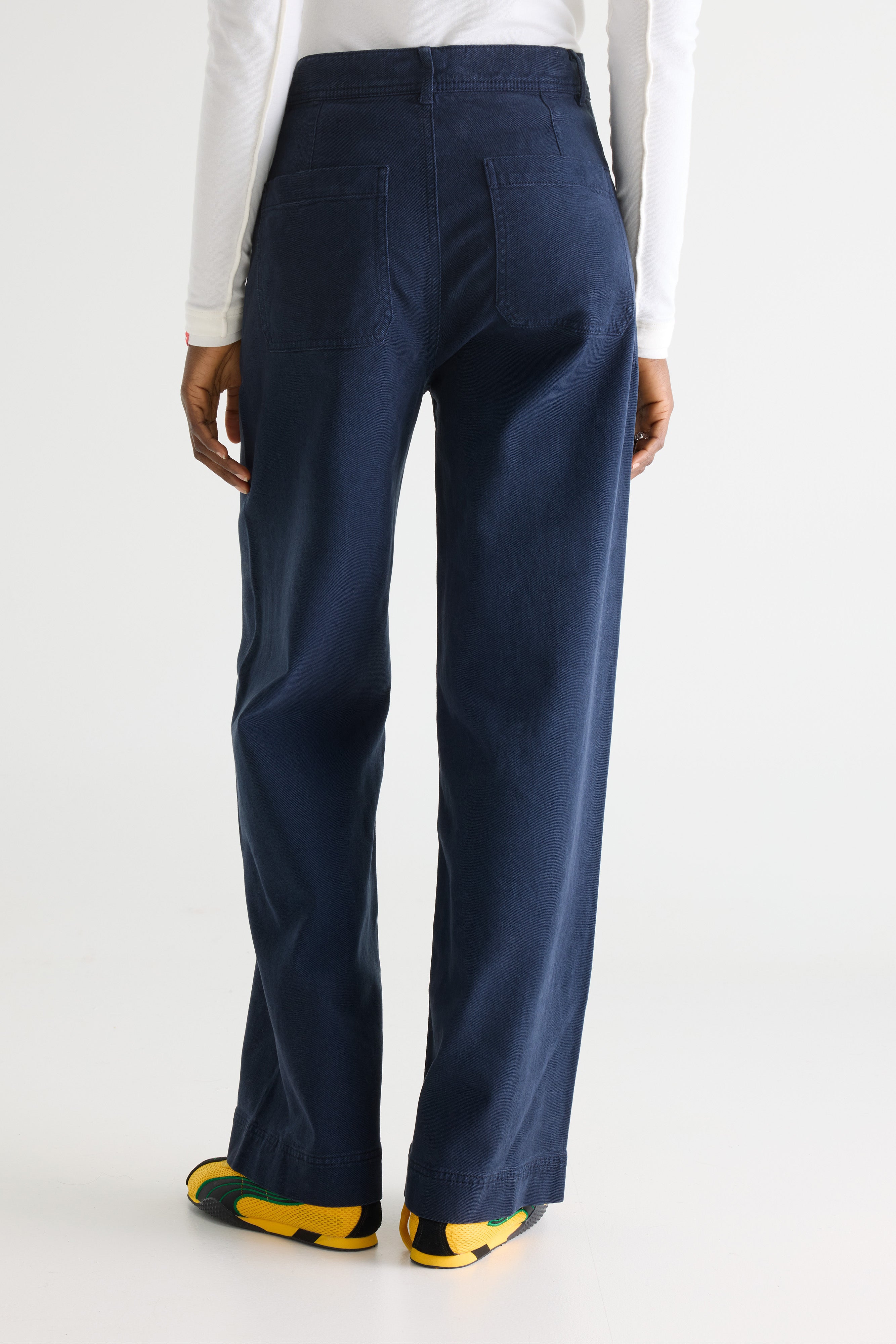 Lottie wide trousers (252 / W / NAVY)