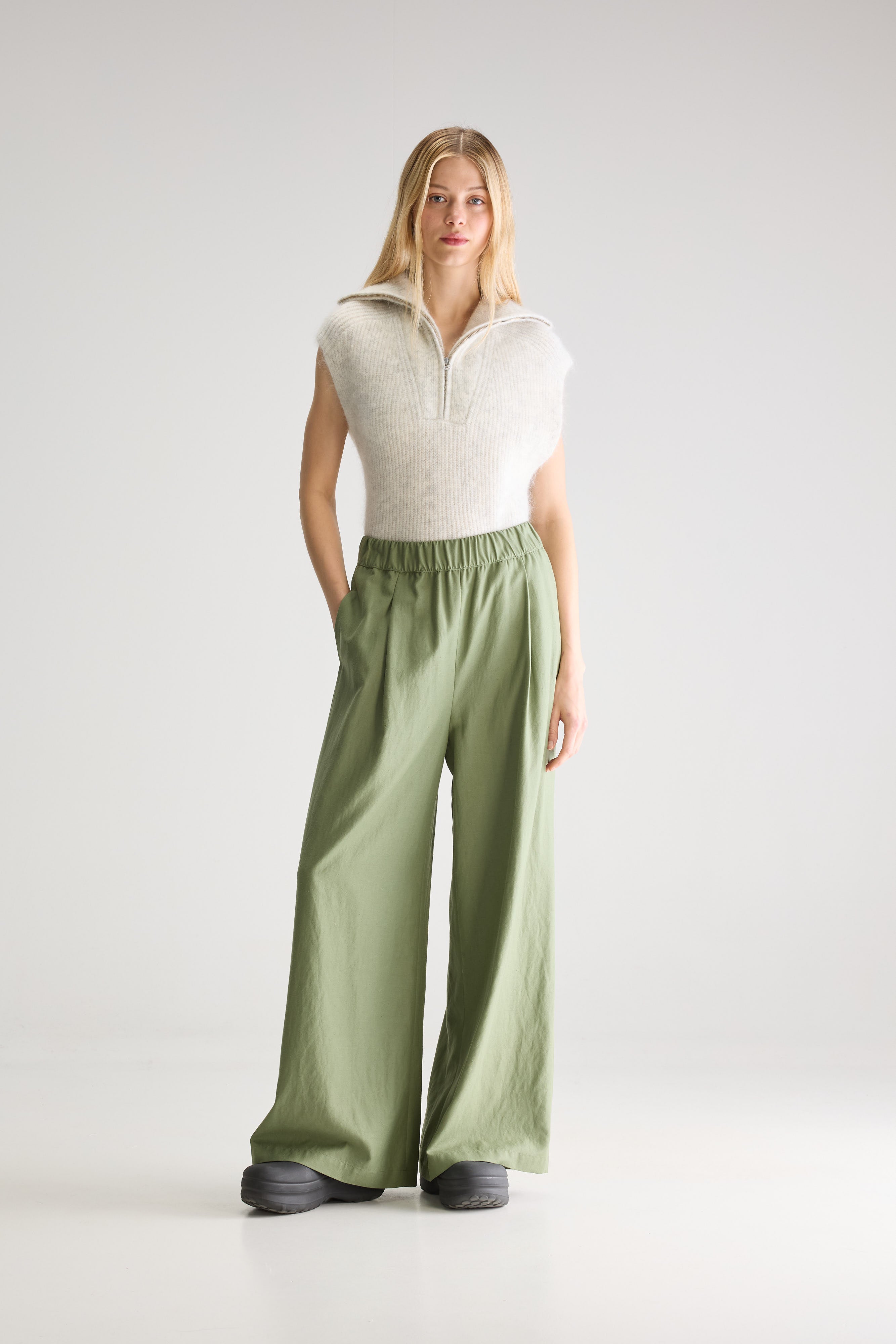 Vezza Wide Trousers - Jeep For Women | Bellerose