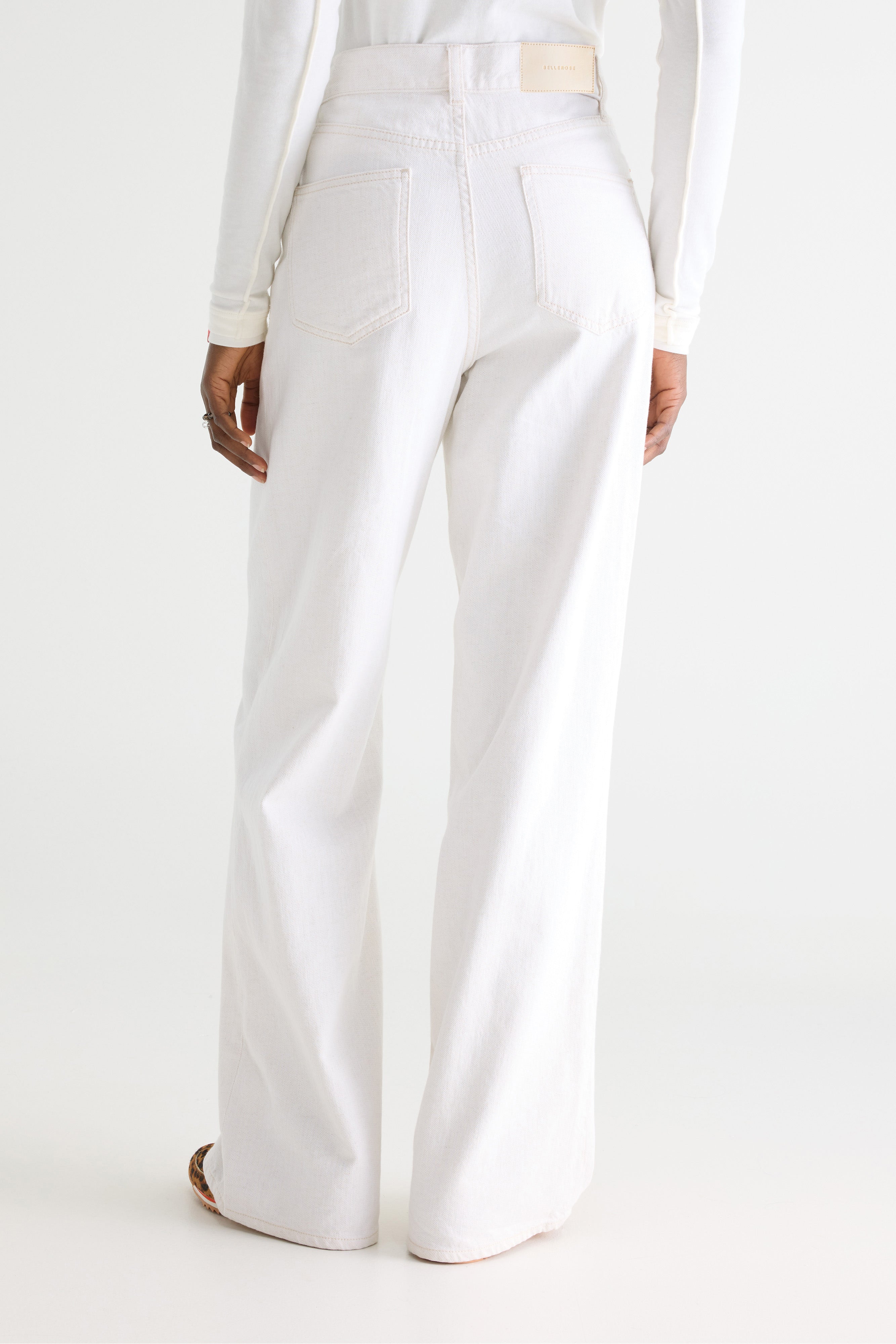 Denim N. 64 Wide Jeans - Vintage white For Women | Bellerose