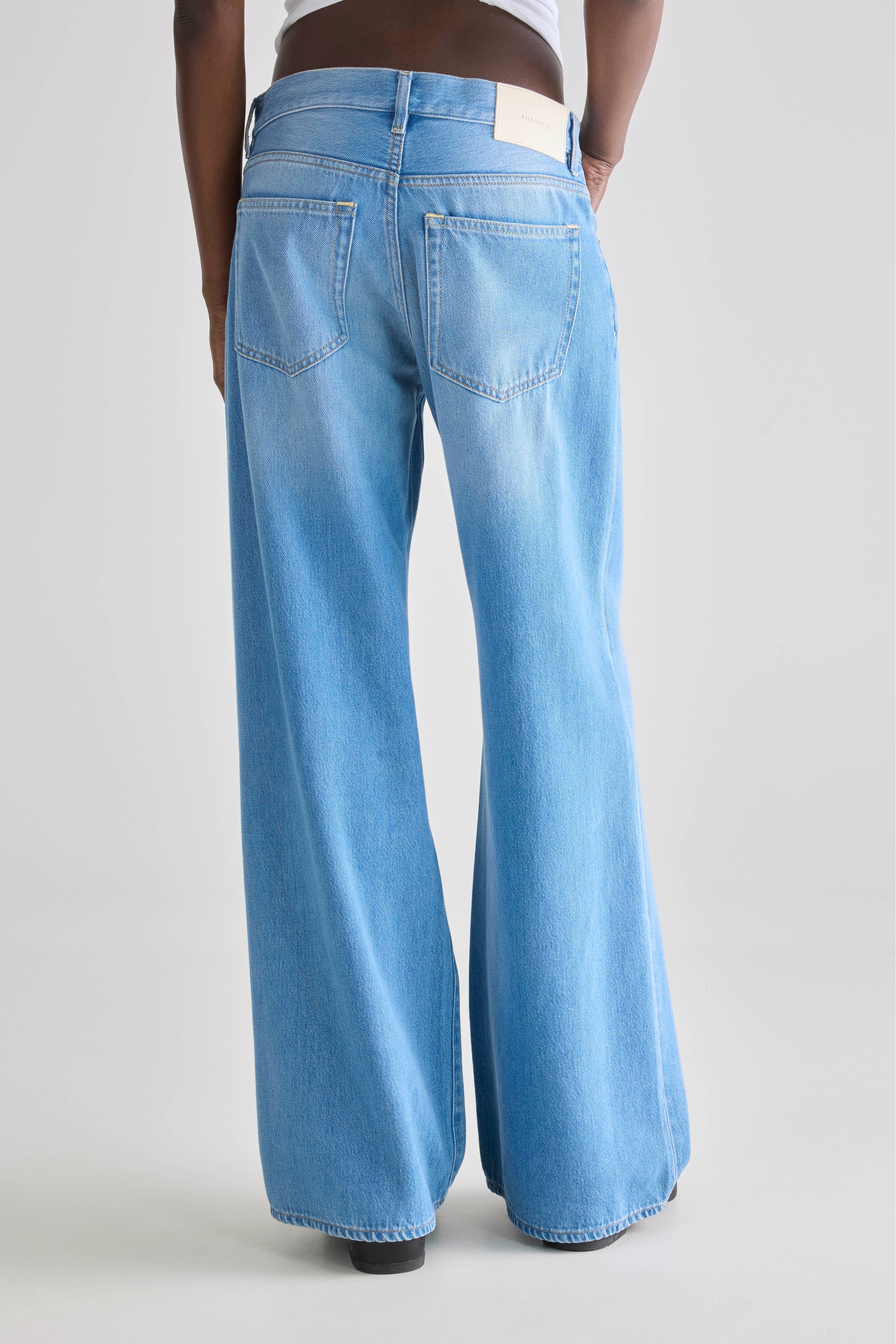 Denim N. 97 Wide Jeans - Lt blue bleach For Women | Bellerose