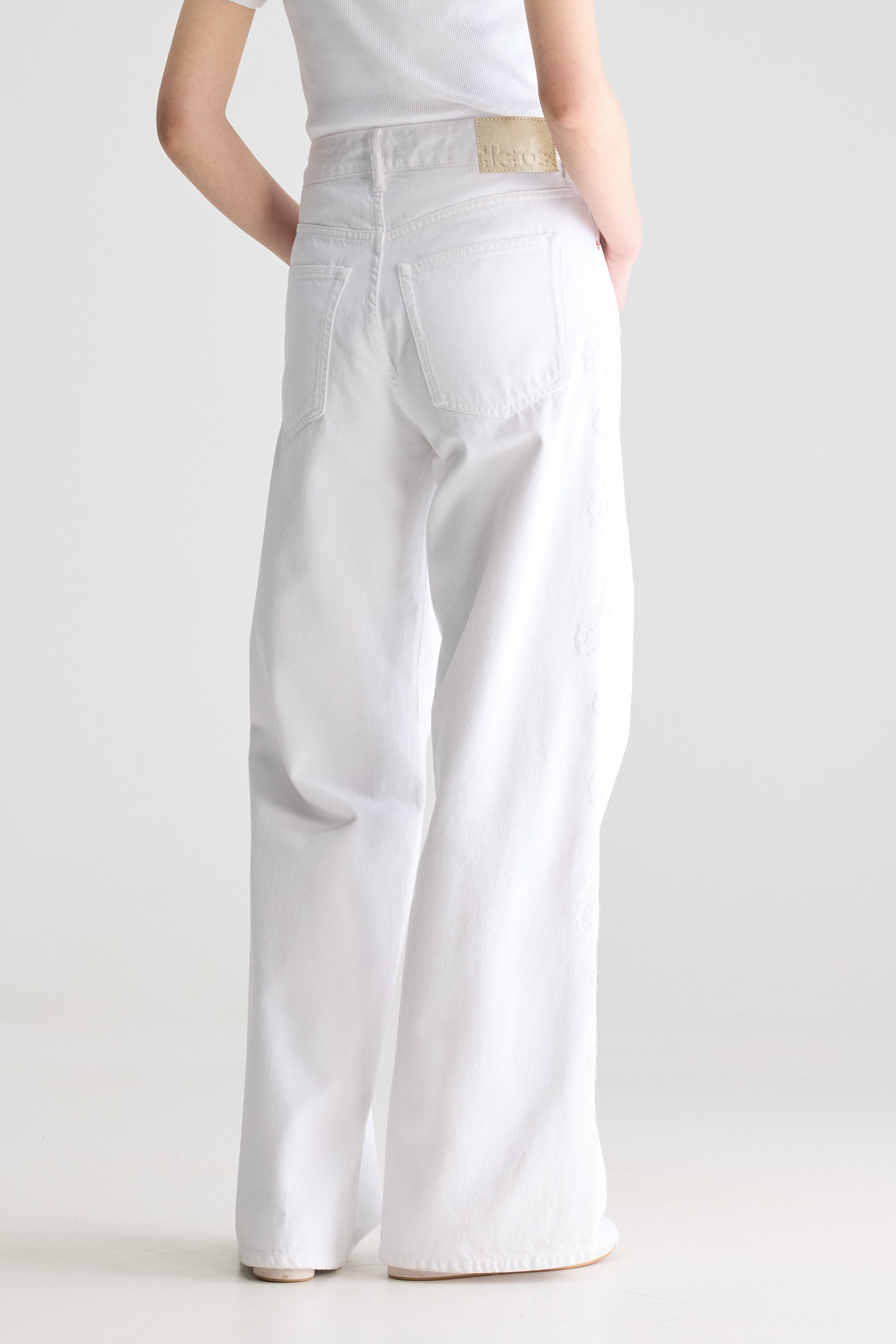 Denim N. 97 embroidered jeans (251 / W / WHITE)