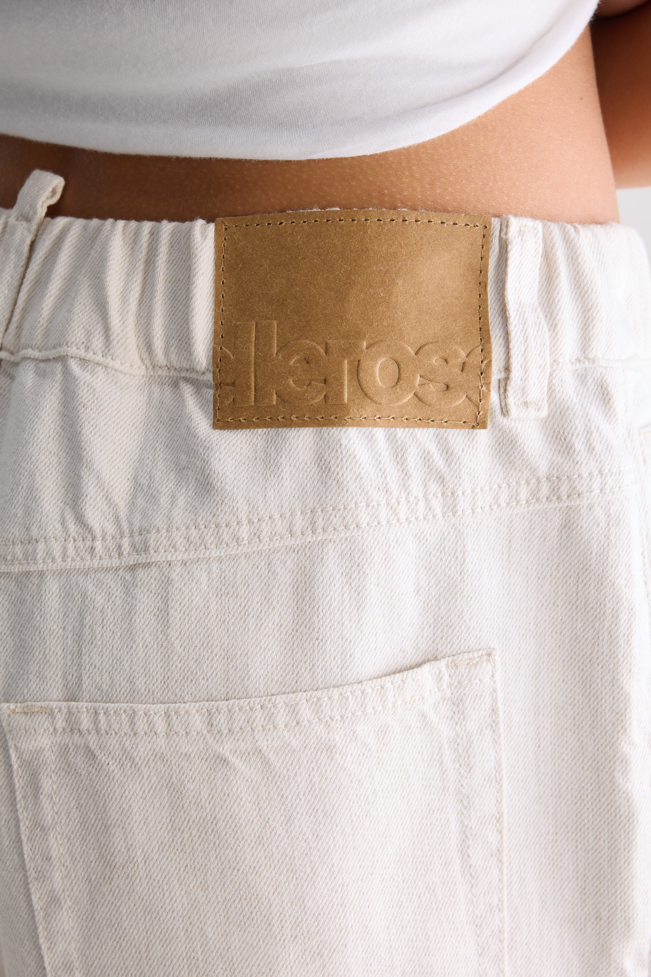 Galina wijde jeans (251 / W / VINTAGE WHITE)