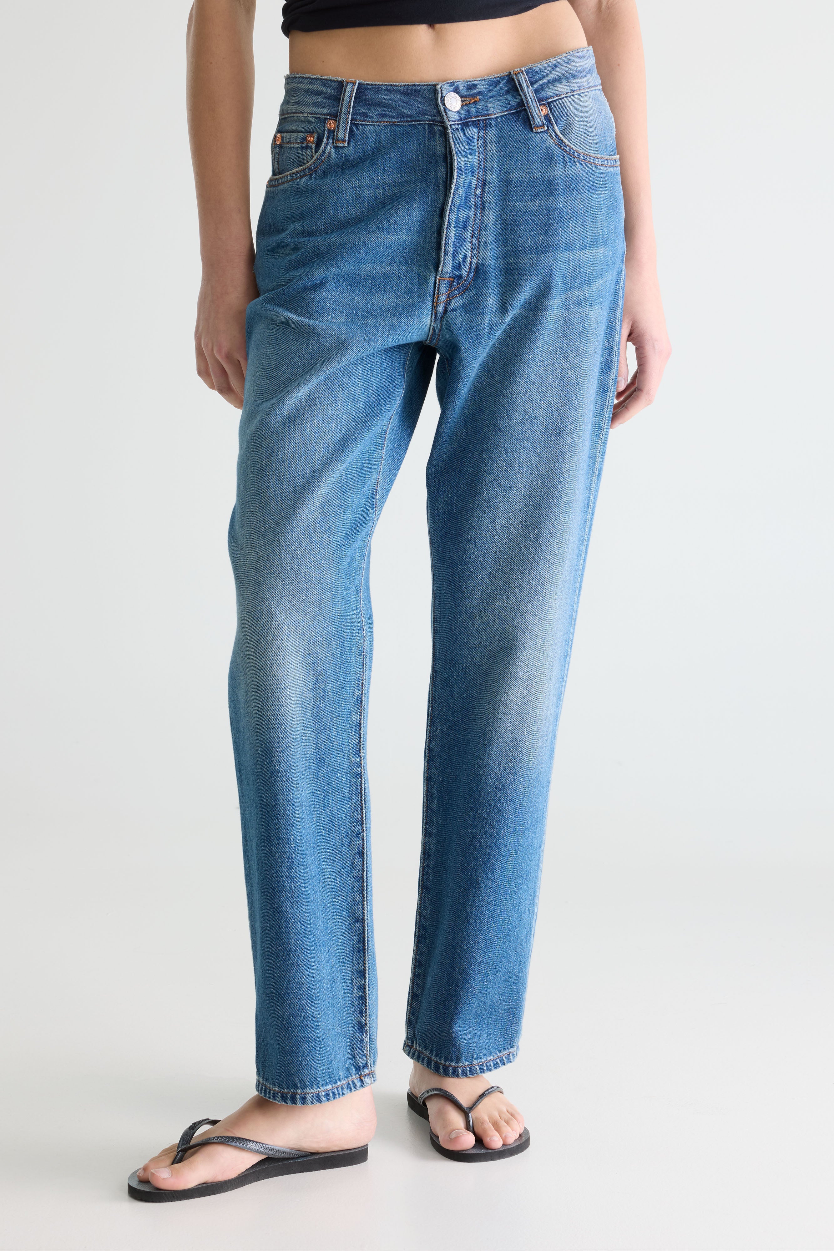 Denim N. 34 Regular Jeans - Used md blue For Women | Bellerose