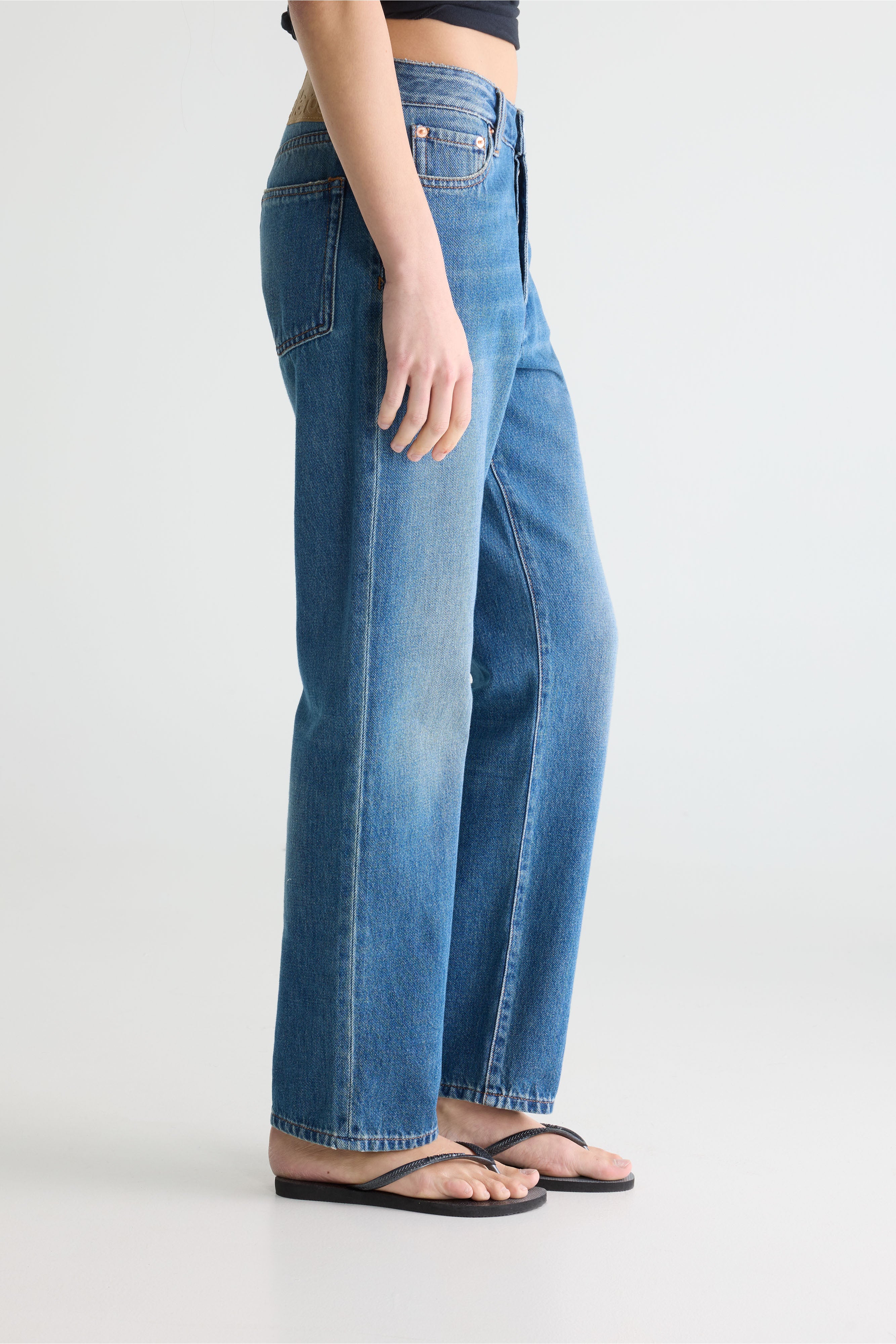 Denim N. 34 Regular Jeans - Used md blue For Women | Bellerose