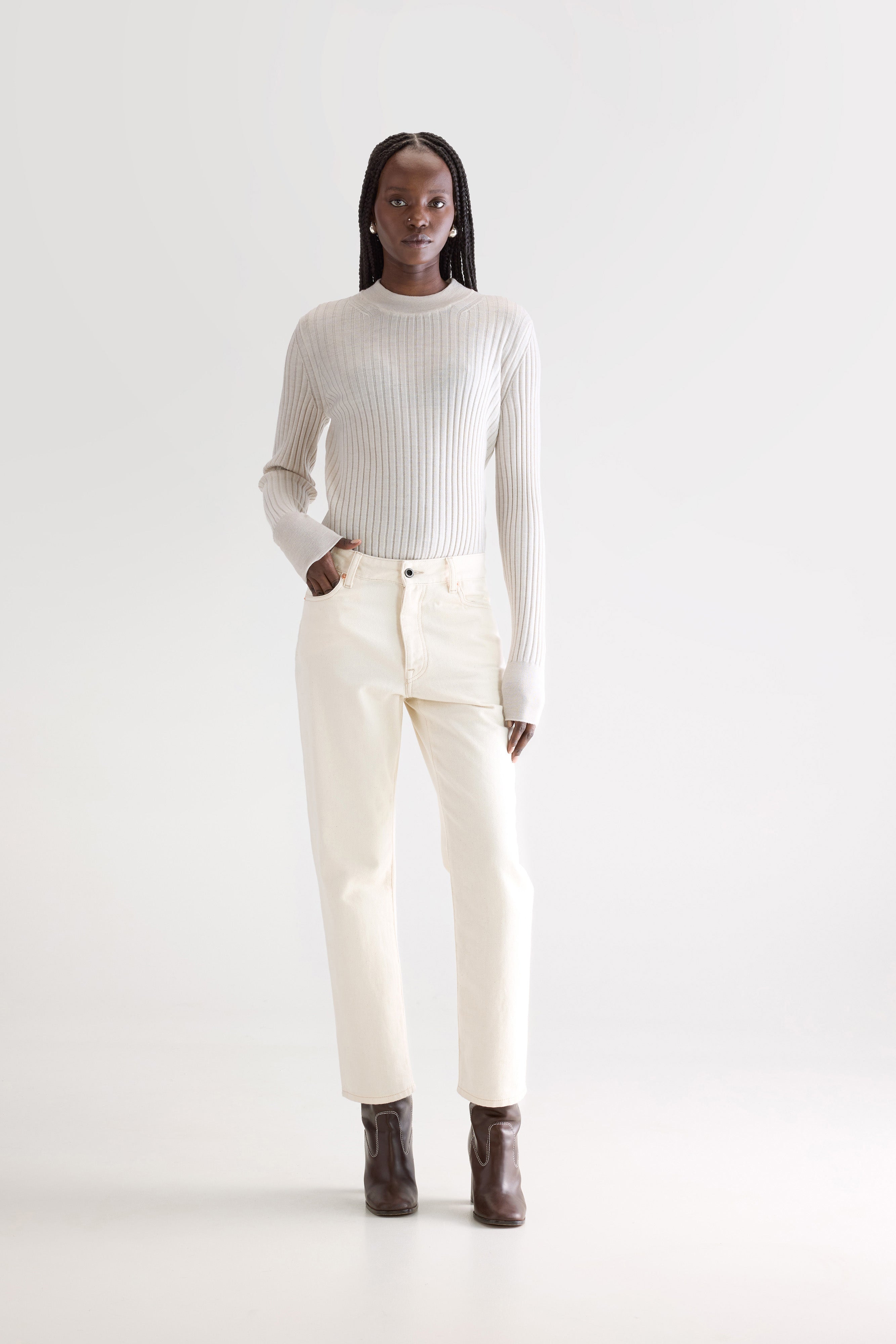 Denim N. 34 Regular Jeans - Natural For Women | Bellerose