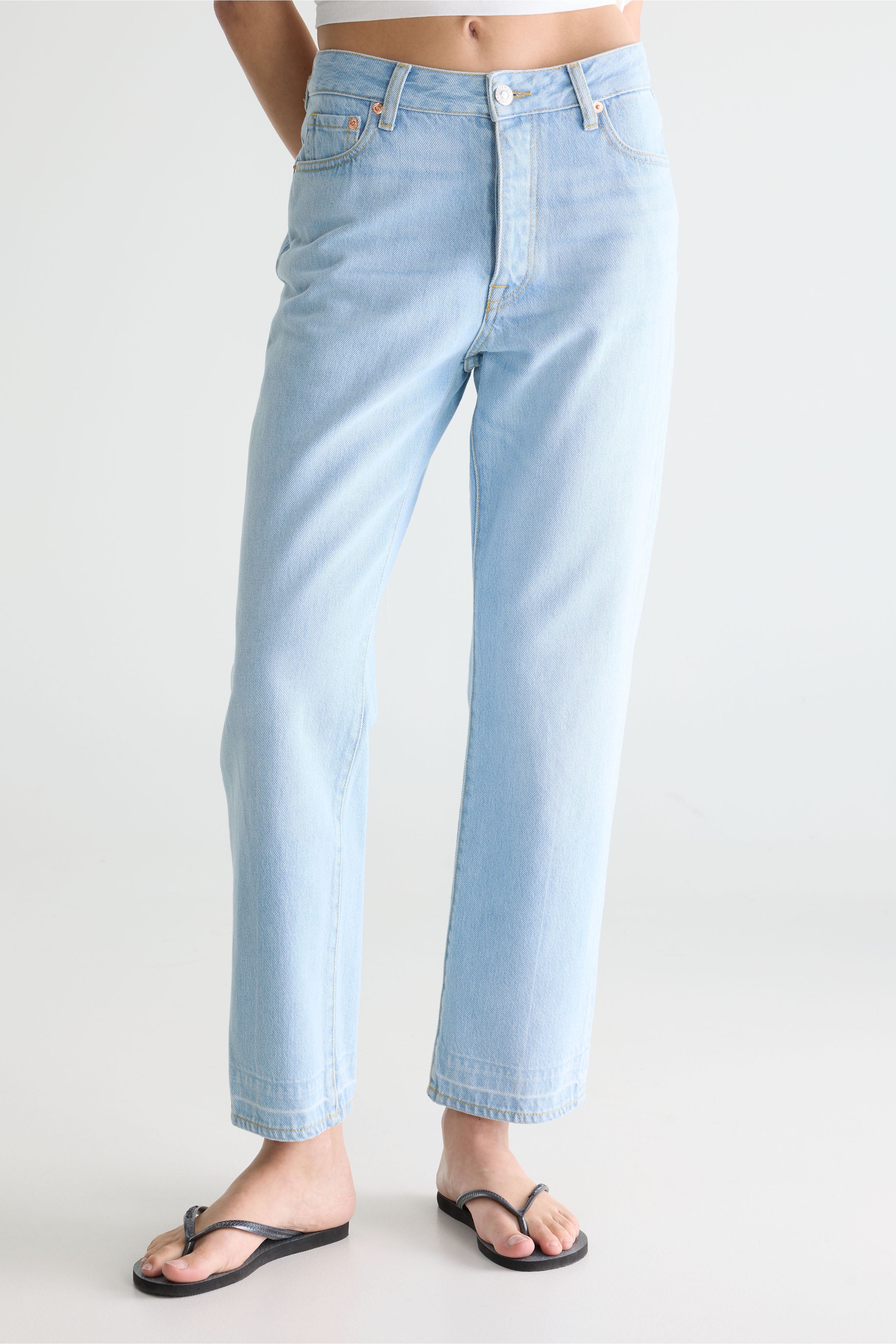 Denim N. 61 Wide Jeans - Vintage lt blue For Women | Bellerose
