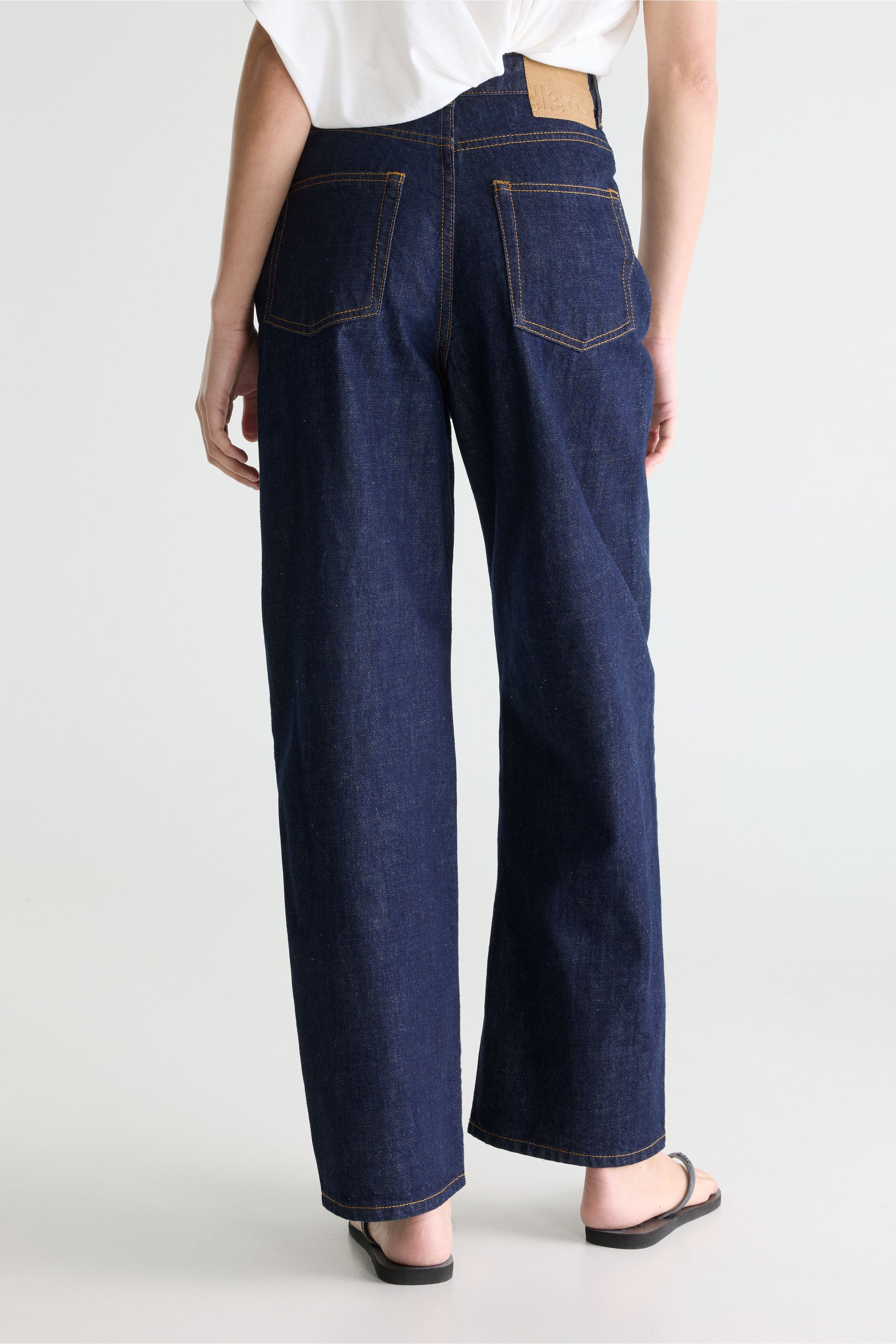 Denim N. 61 Wide Jeans - Blue rinse For Women | Bellerose