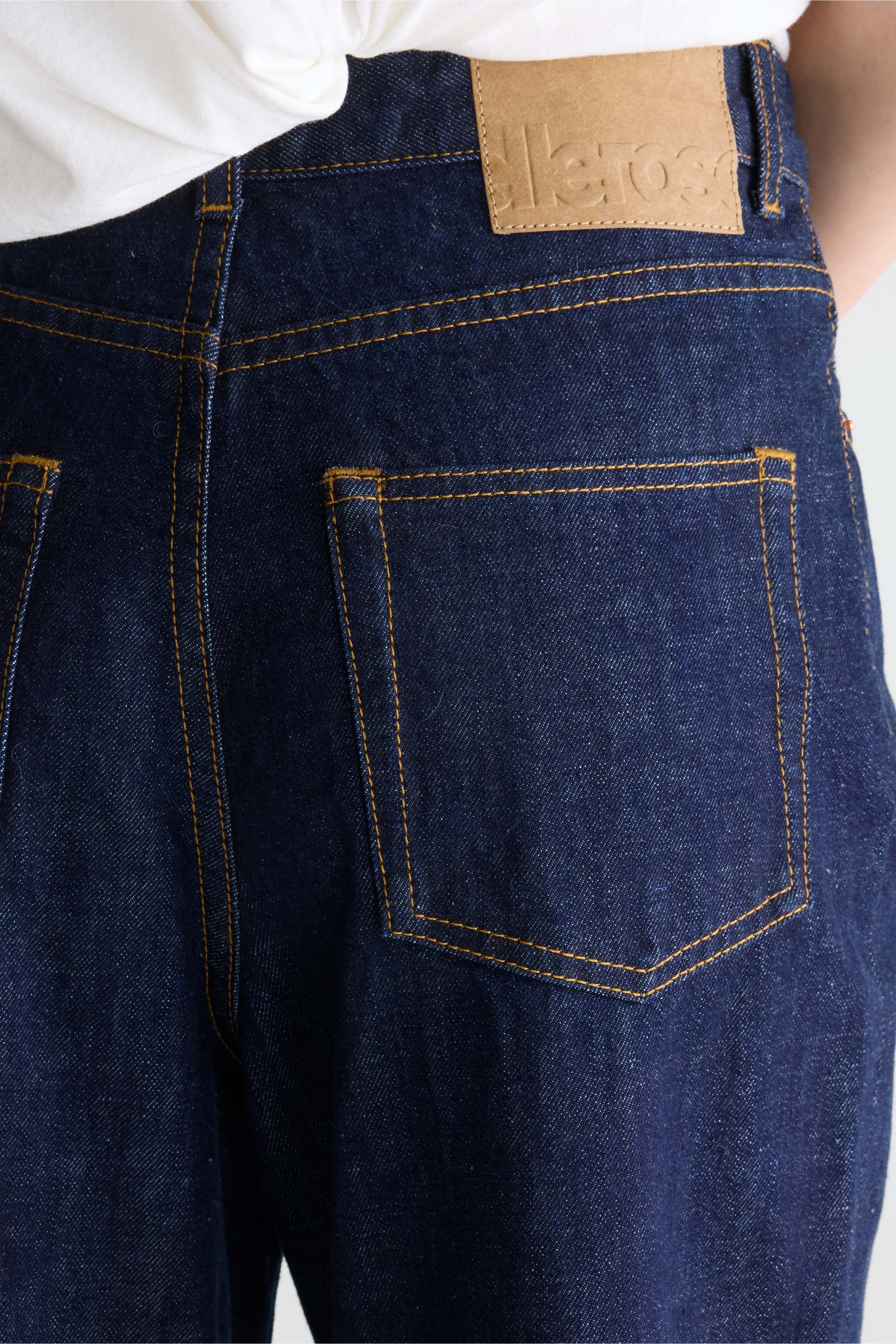 Denim N. 61 wijde jeans (252 / W / BLUE RINSE)