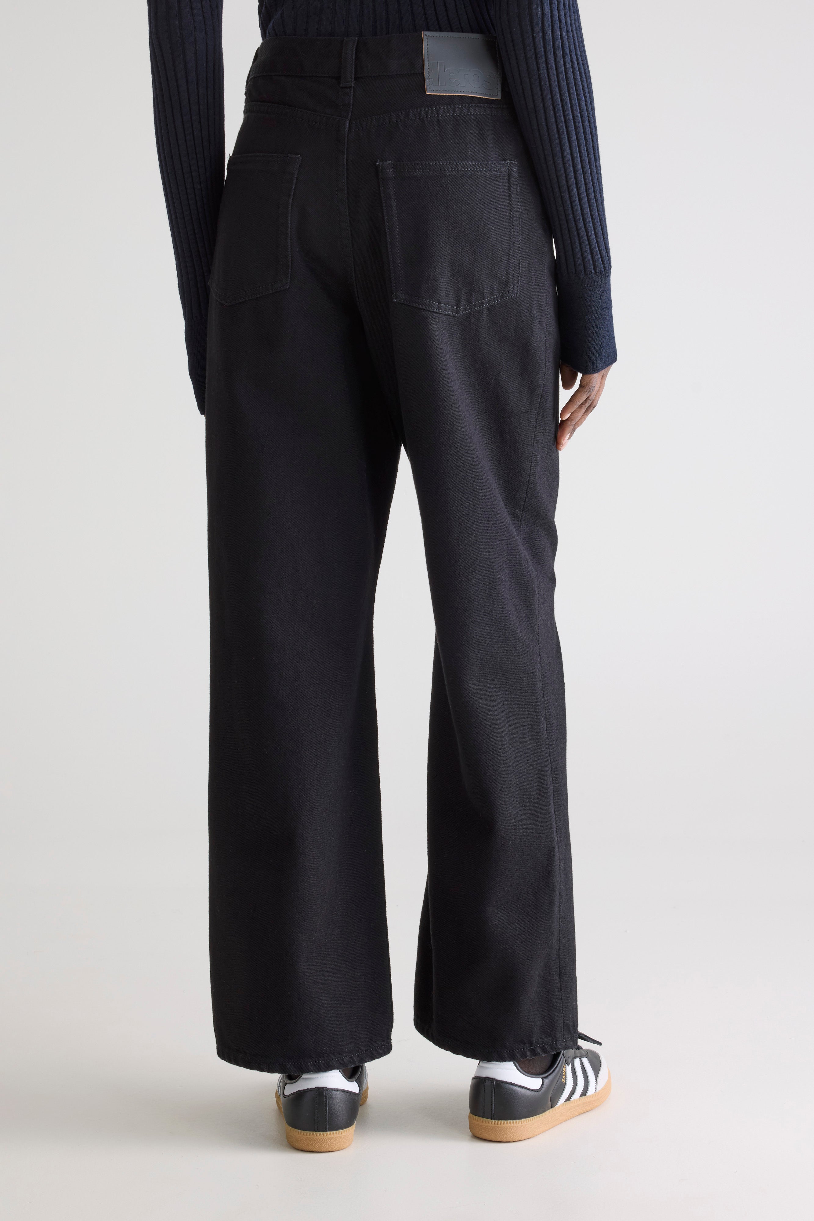Denim N. 61 Wide Jeans - Black rinse For Women | Bellerose