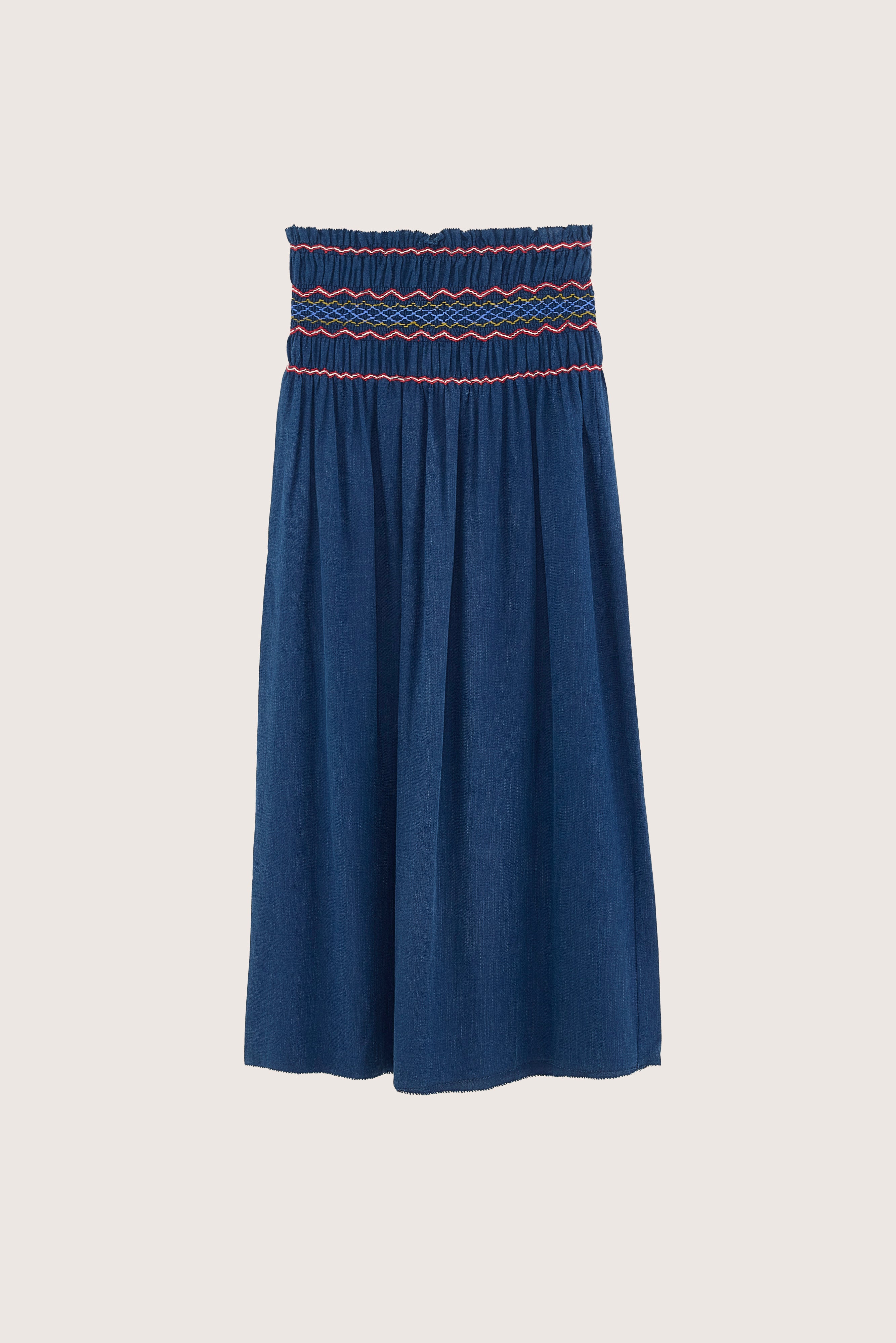 Cayenne long skirt (251 / W / INDIGO)