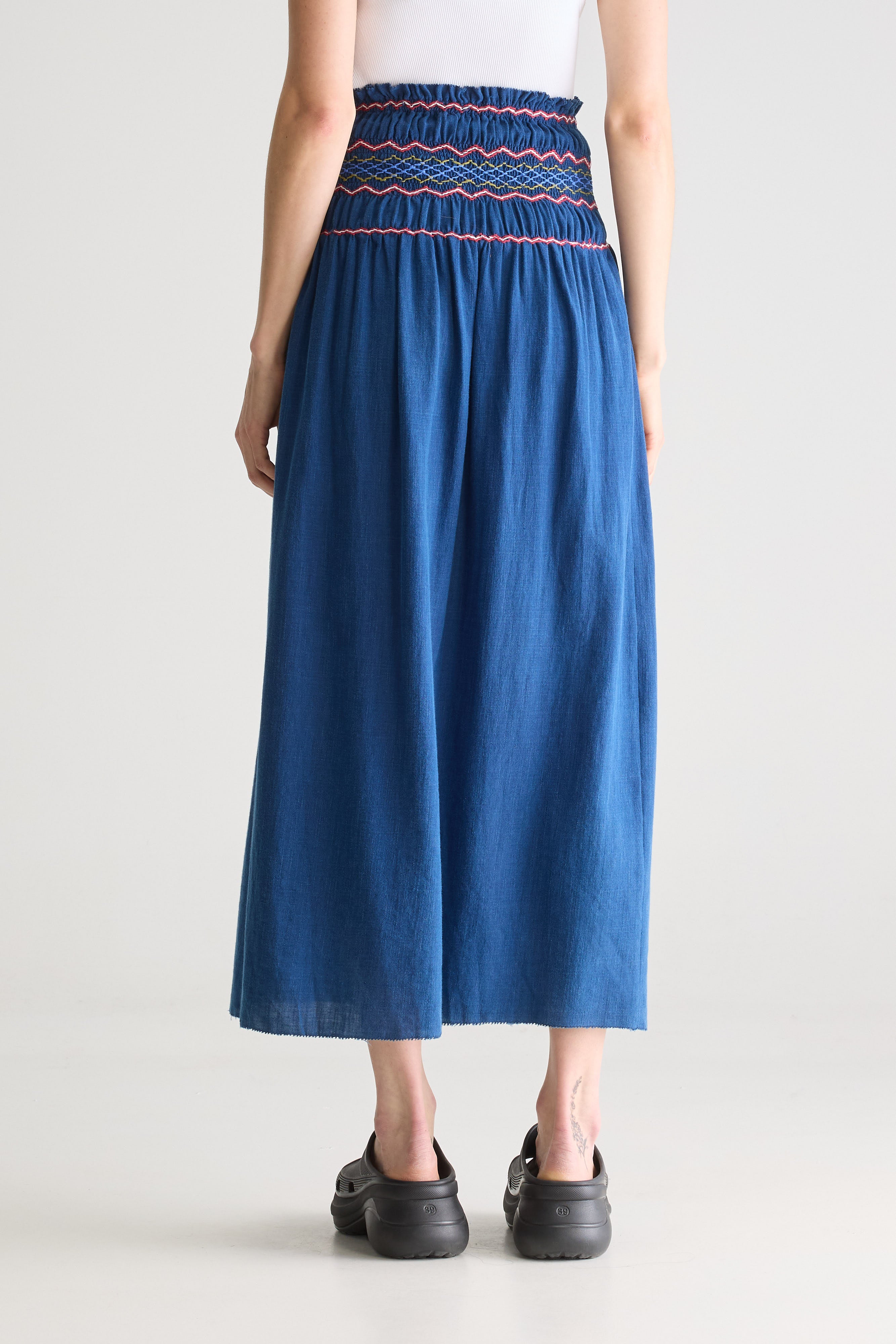 Cayenne long skirt (251 / W / INDIGO)