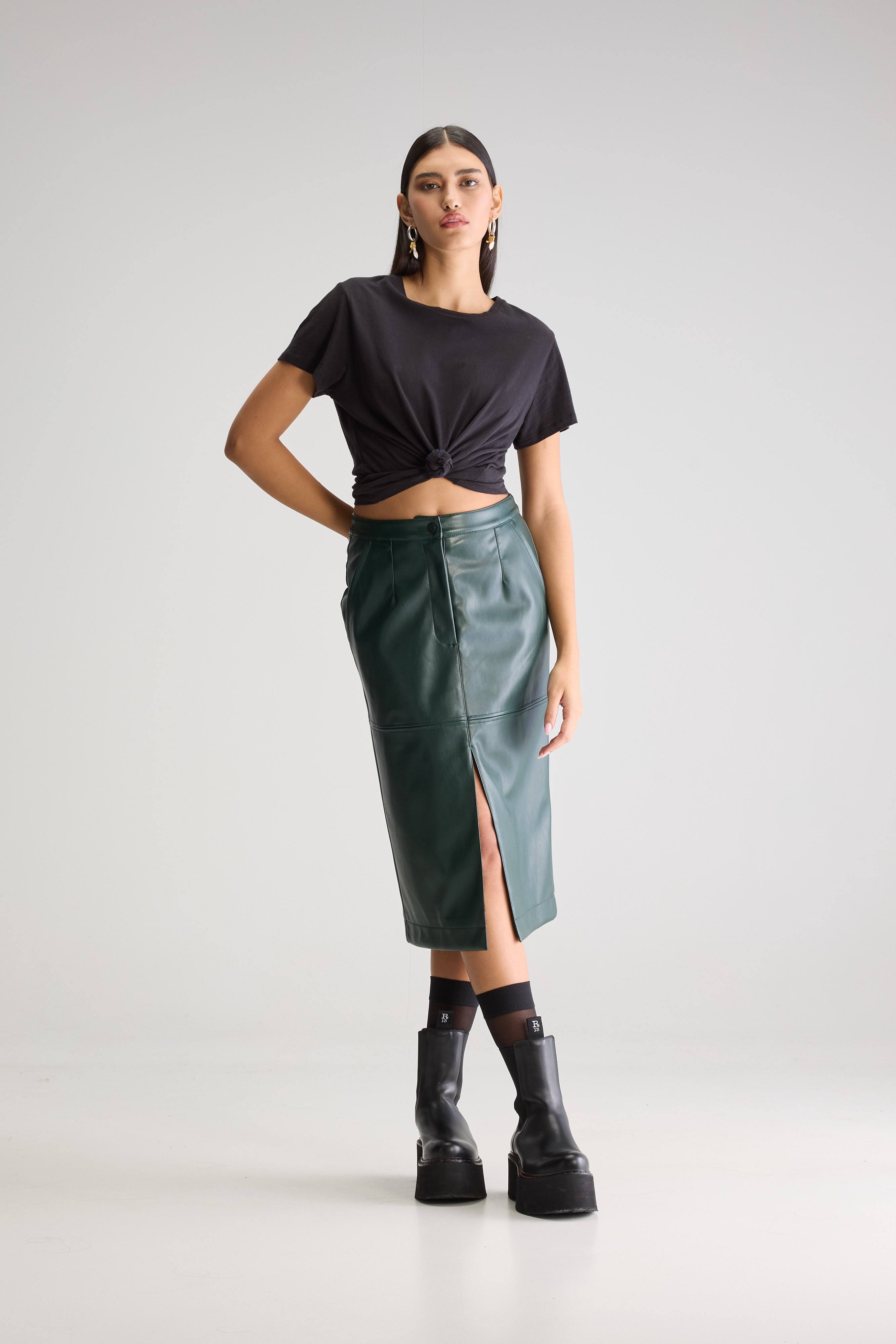Judie Pencil Skirt - Hunter For Women | Bellerose
