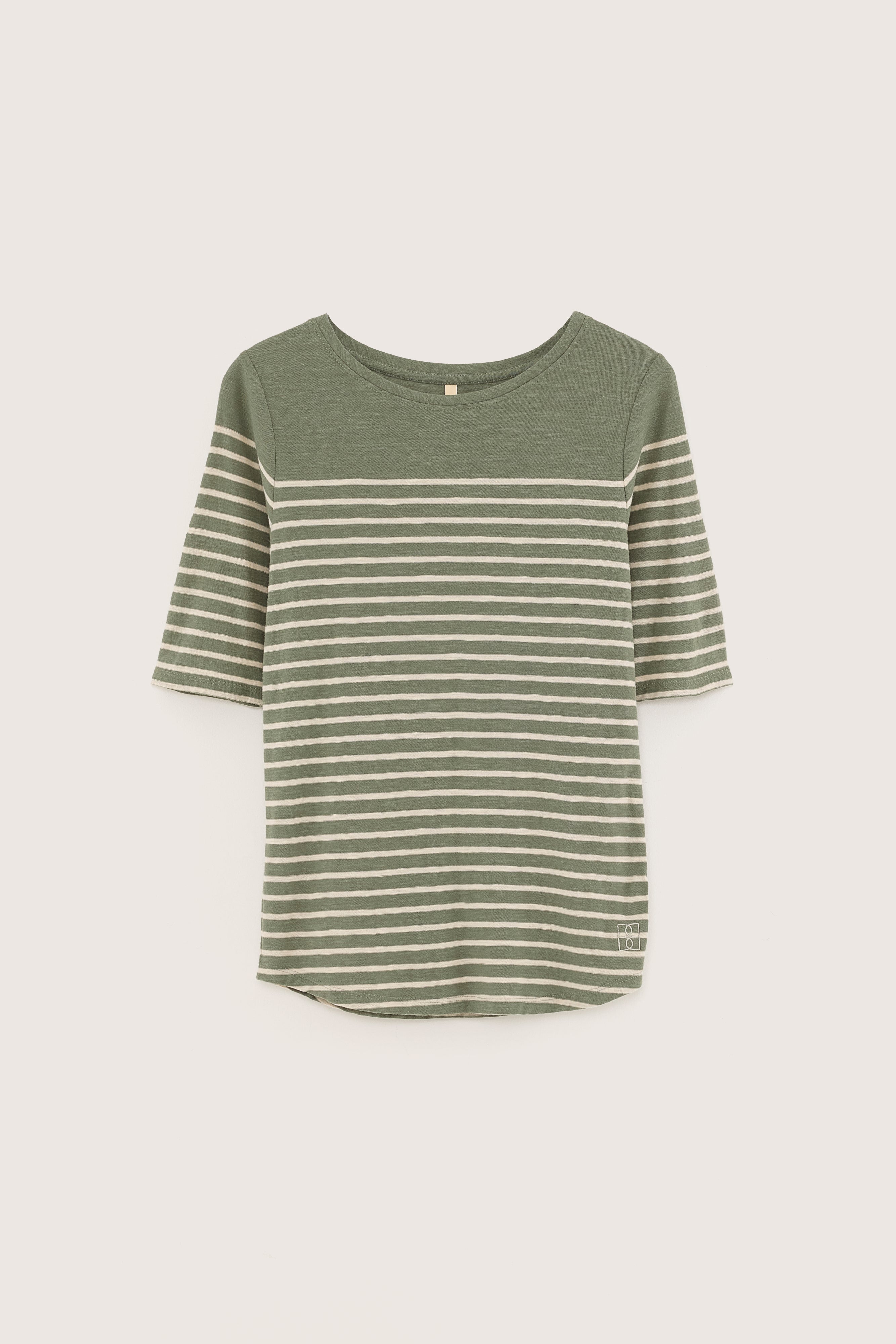T-shirt slim Mias (251 / W / STRIPE B)