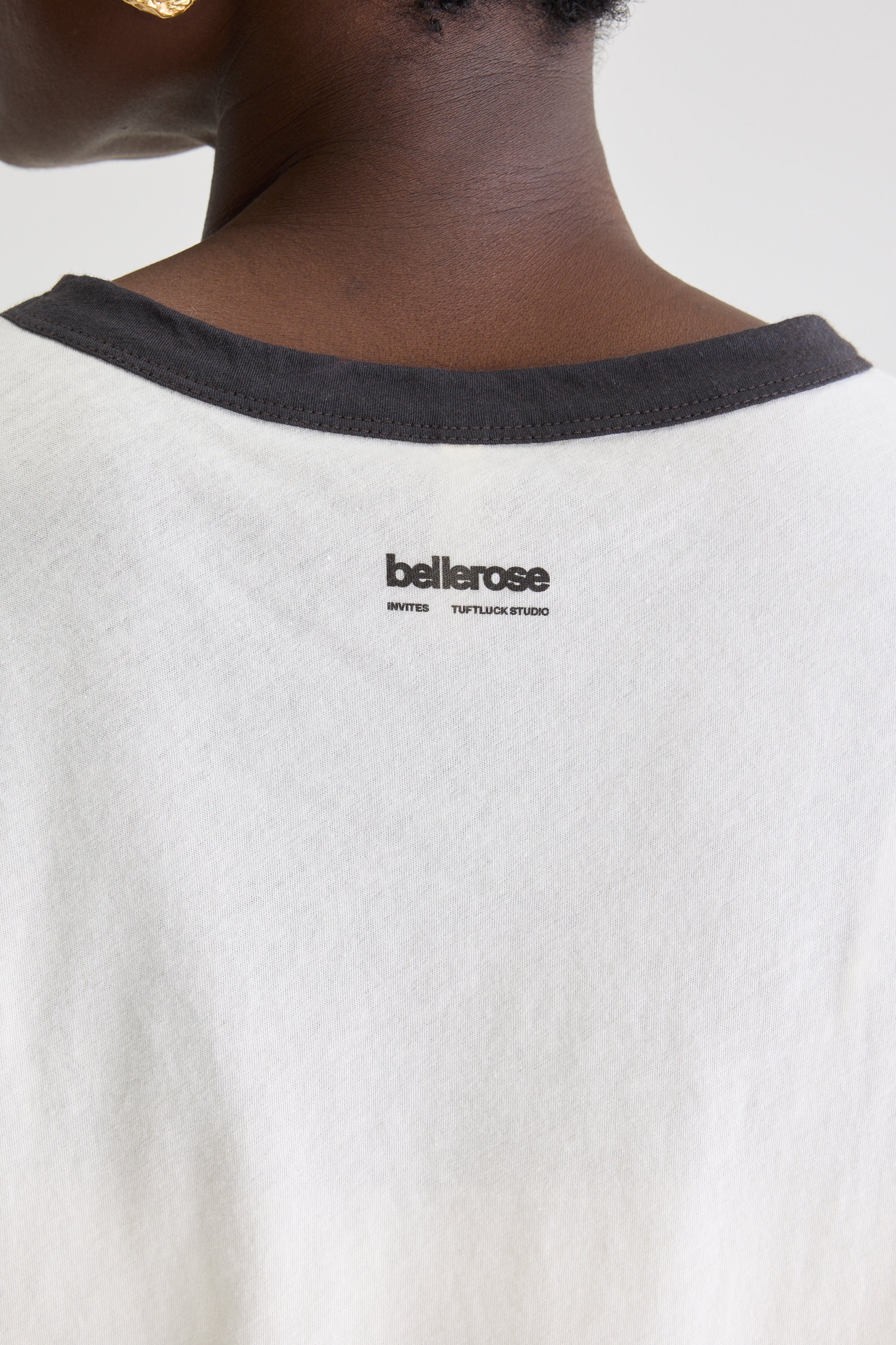 Cosmos slim t-shirt (251 / W / ECRU)