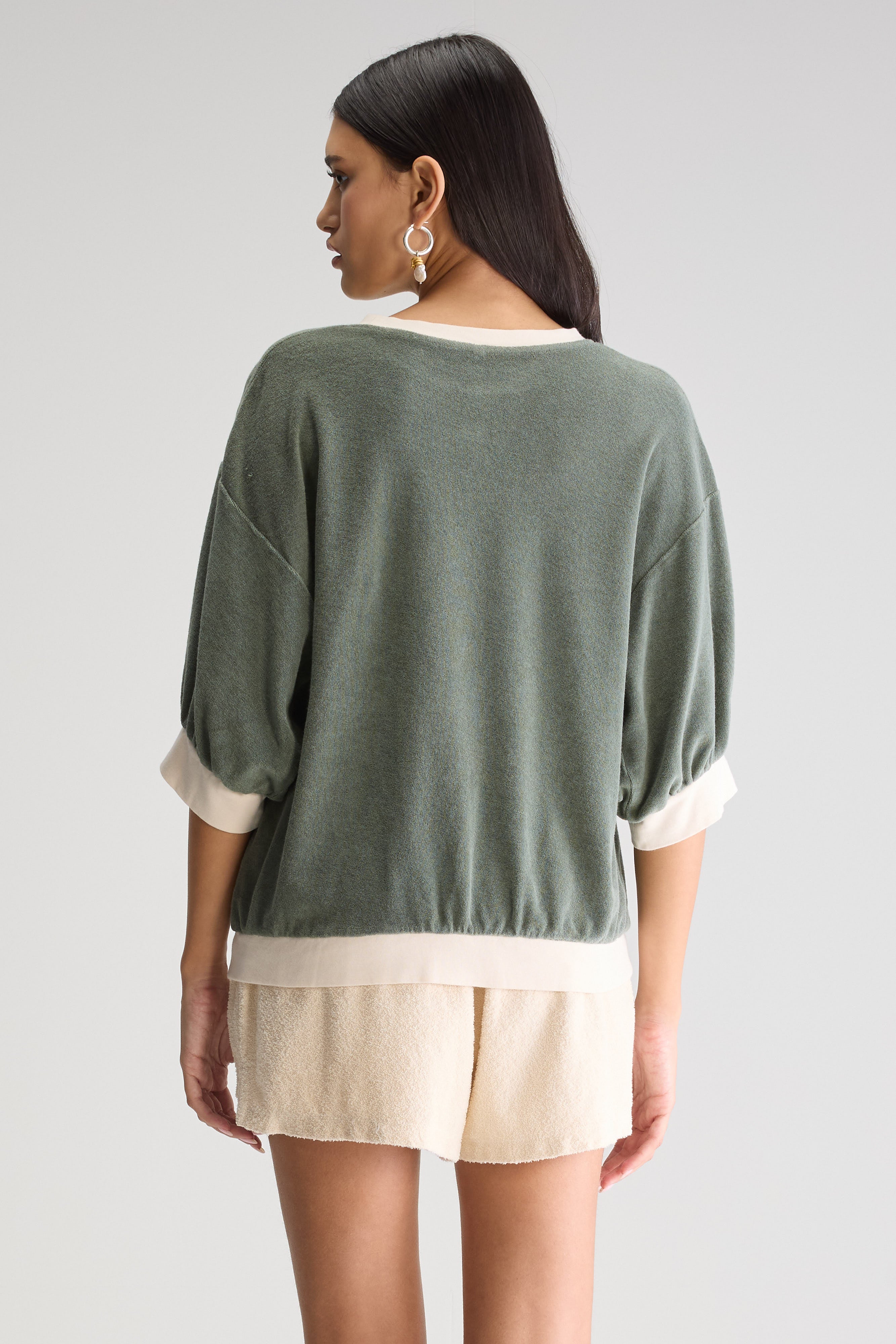 Sweatshirt décontracté Frisby (251 / W / DUSTY OLIVE)