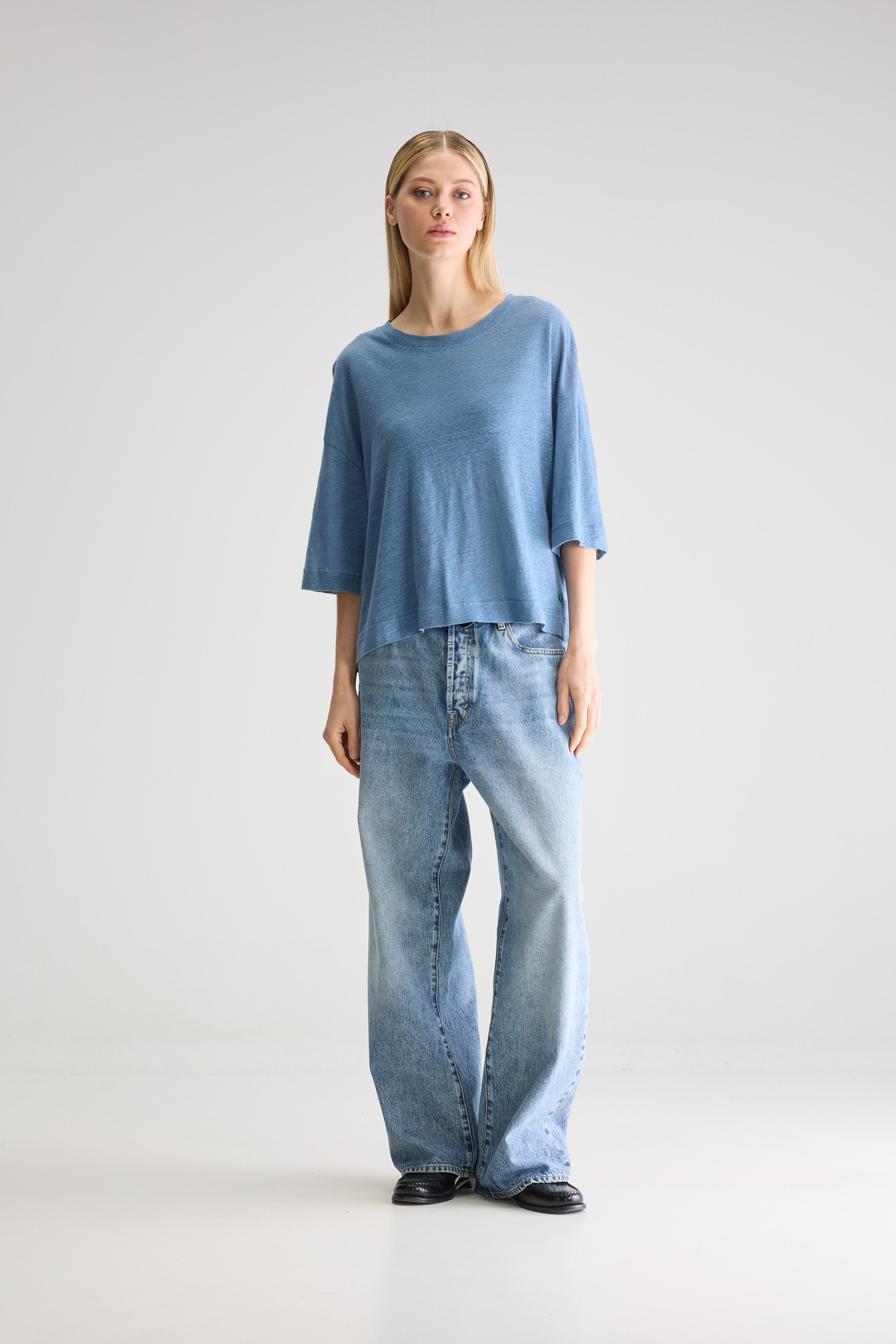 Vydel Short-sleeve T-shirt - Denim For Women | Bellerose