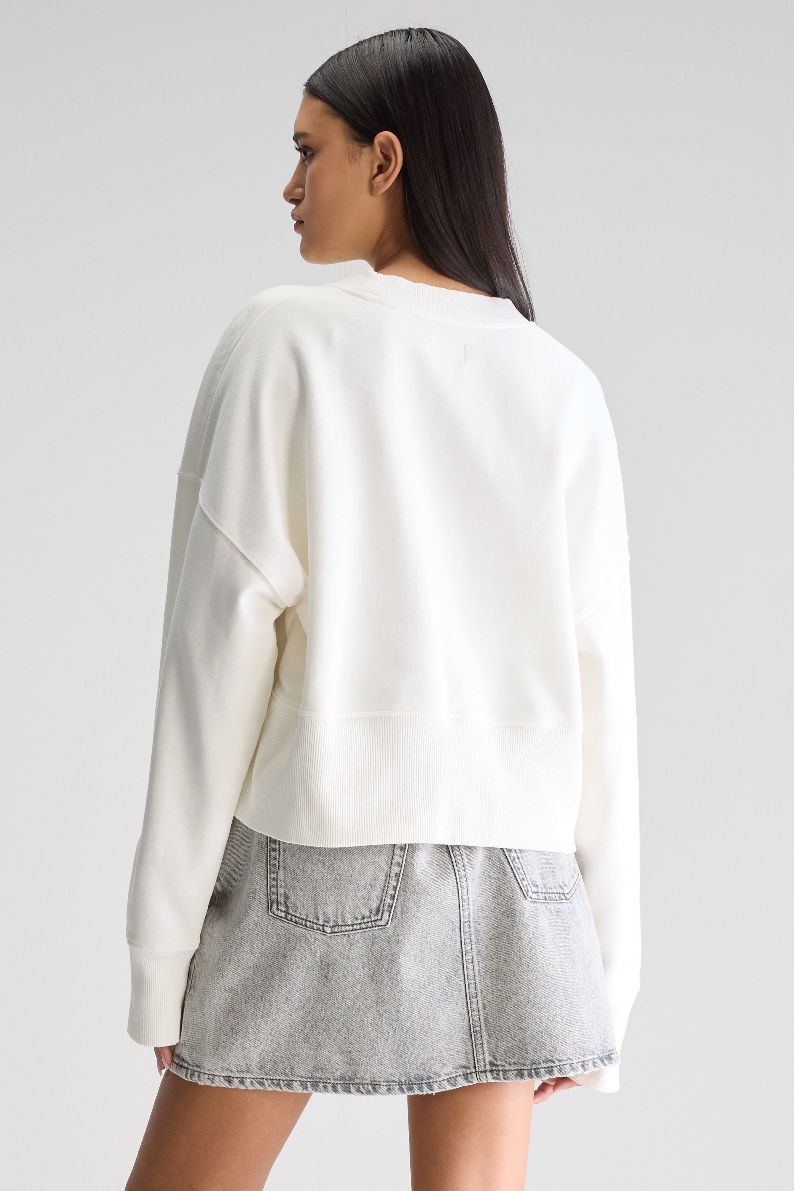Slenni crewneck sweatshirt (251 / W / VINTAGE WHITE)