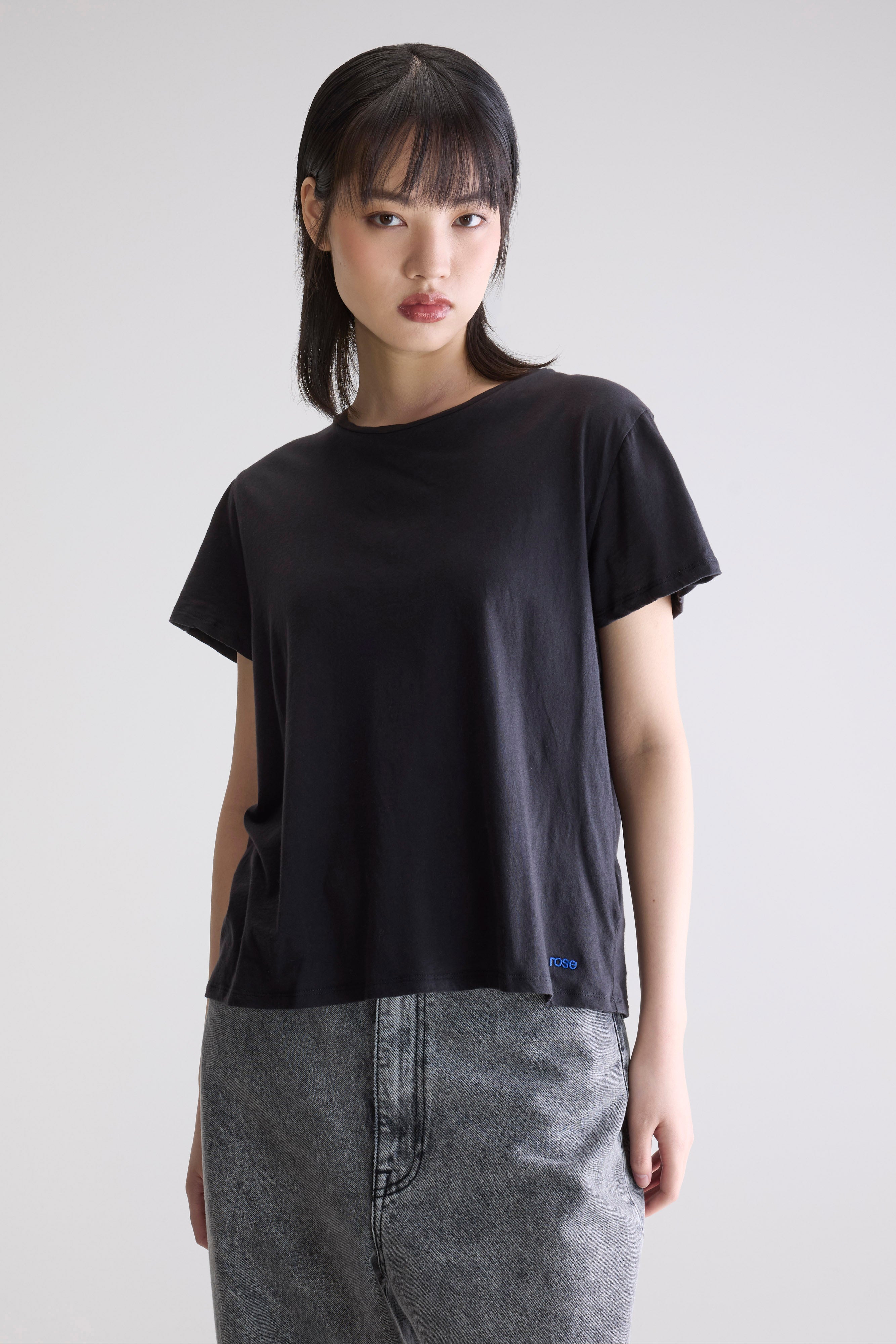 Covi Short-sleeve T-shirt - Off black For Women | Bellerose