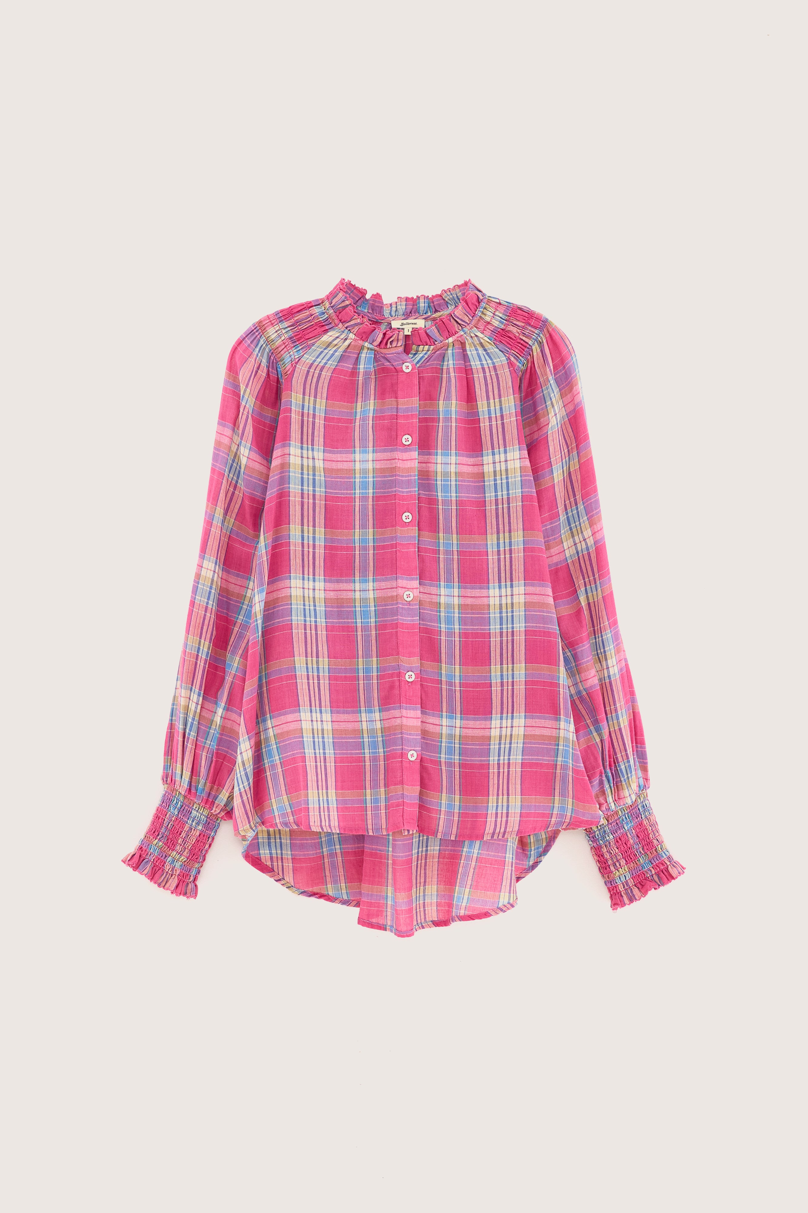 Cassis regular blouse (251 / W / CHECK A)