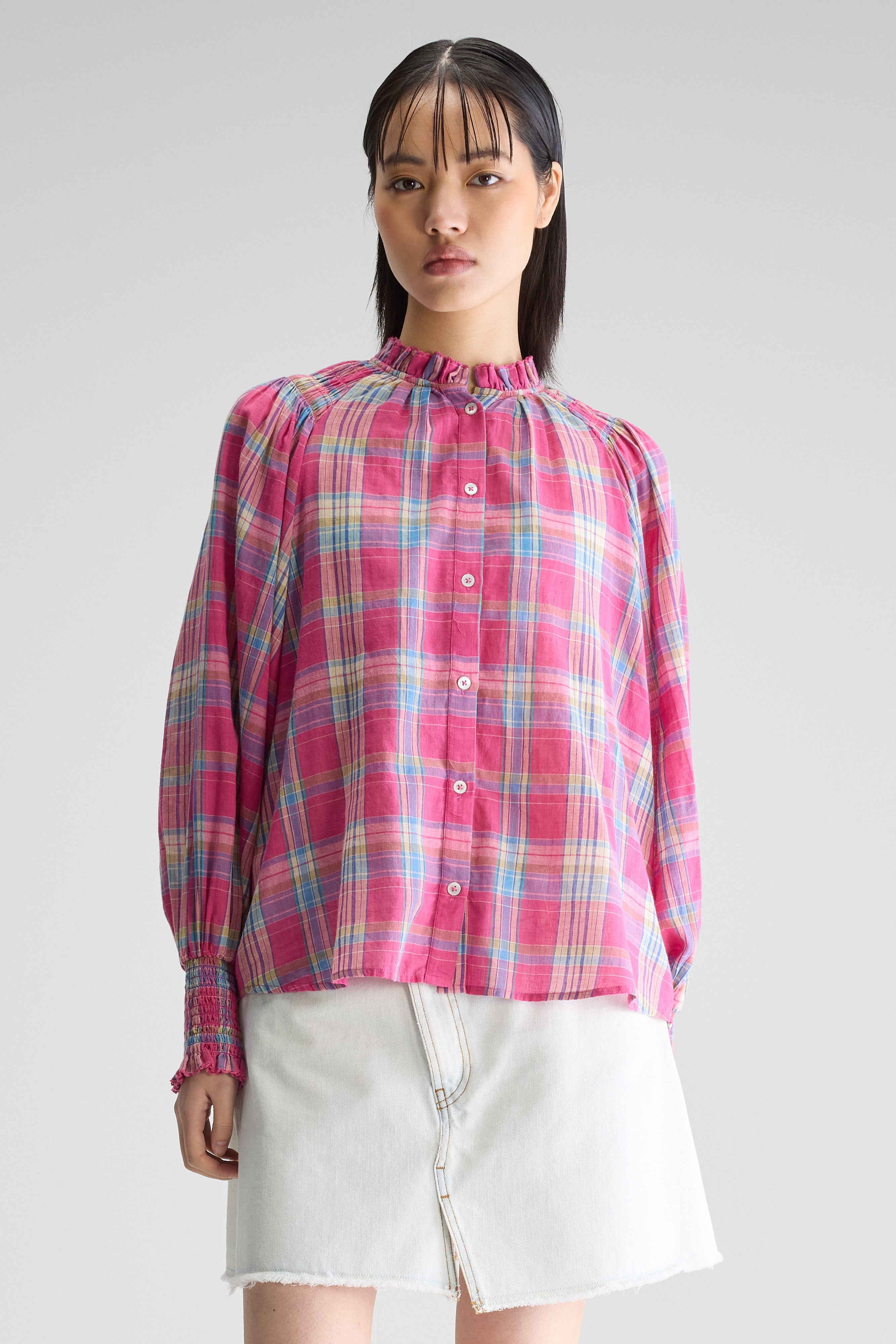 Cassis Regular Blouse - Caraibes / Pinklady For Women | Bellerose