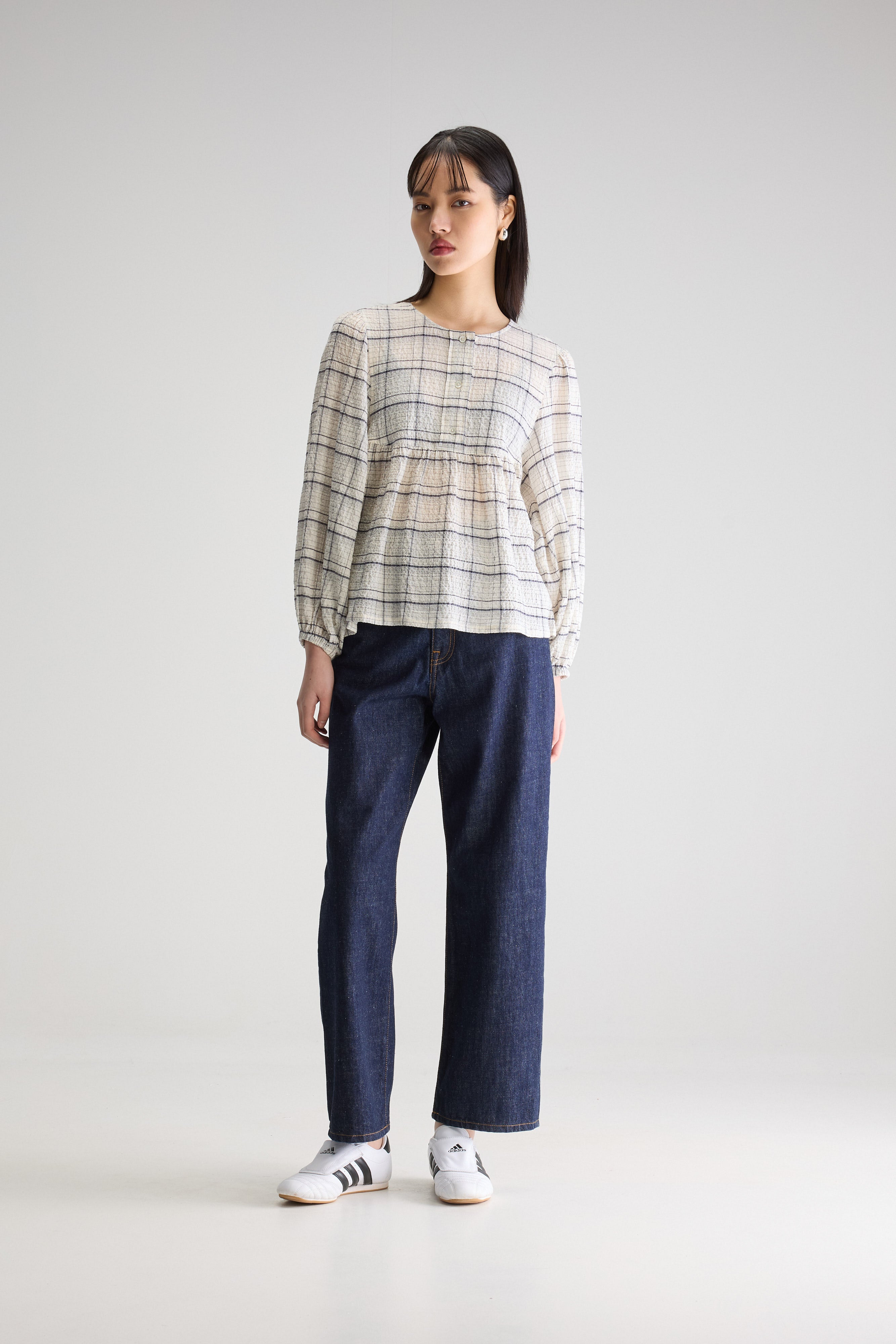 Joao regular blouse (251 / W / CHECK A)