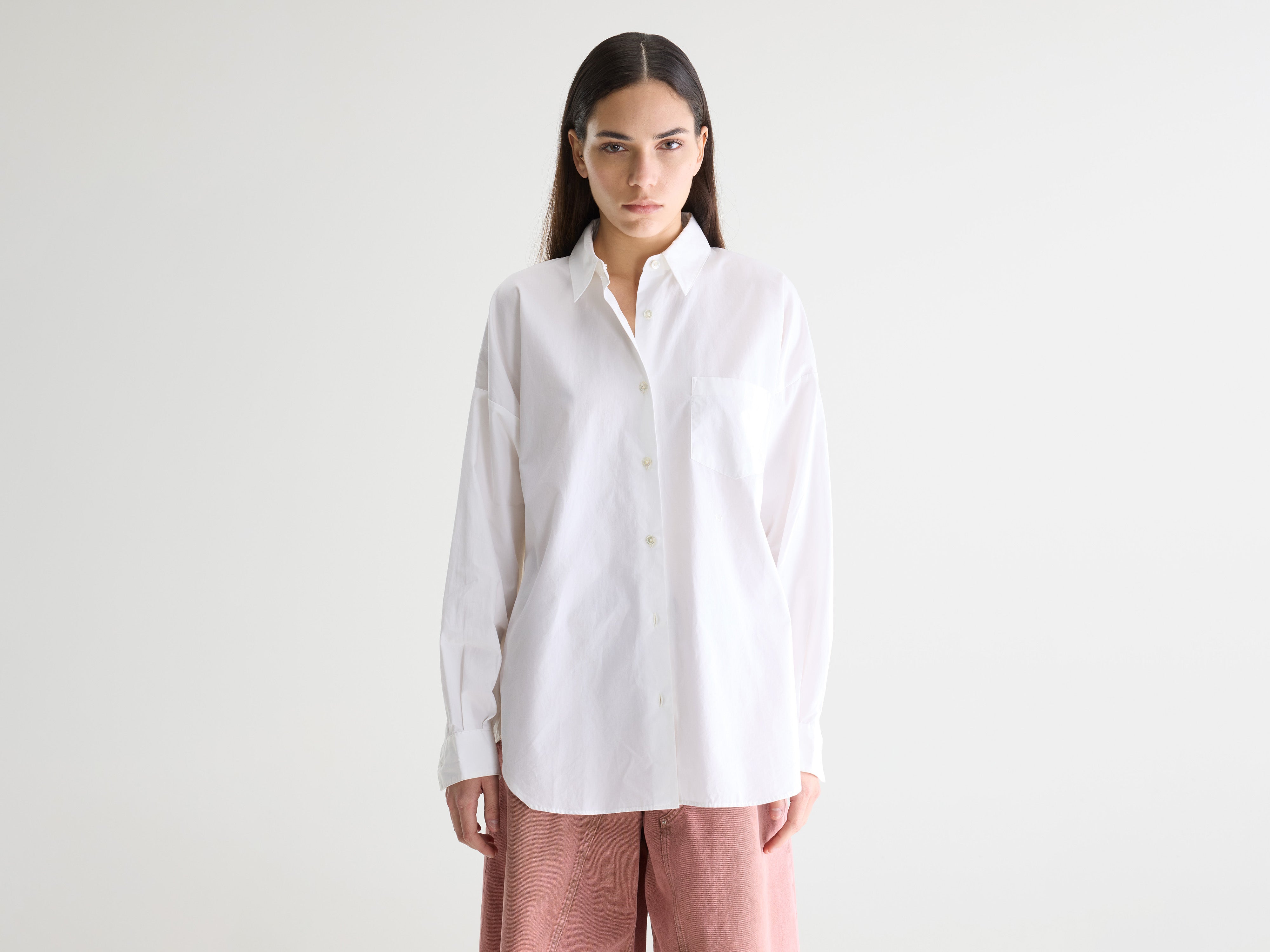 Giorgia popeline overhemd (252 / W / WHITE)