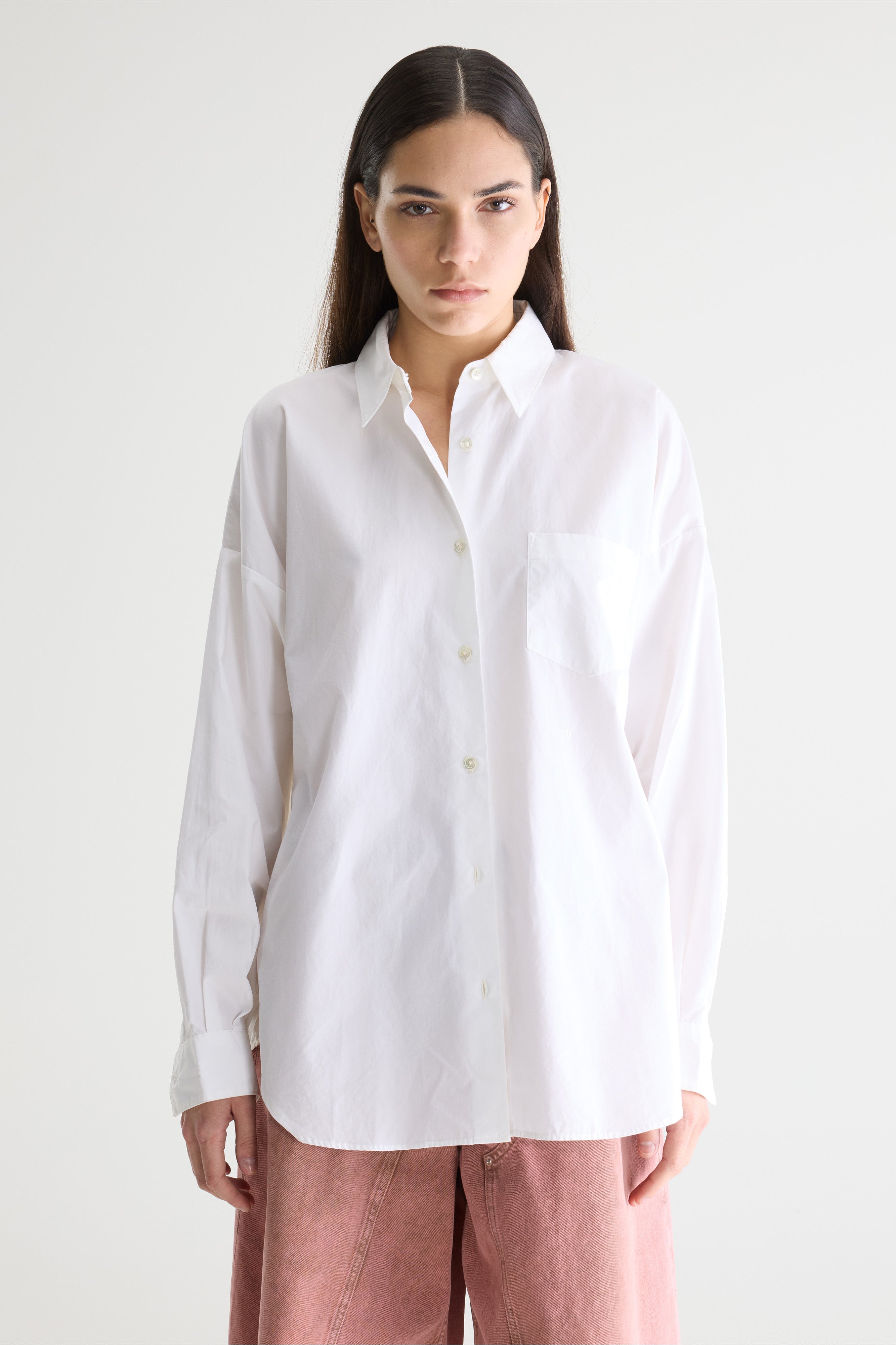 Giorgia Poplin Shirt - White For Women | Bellerose