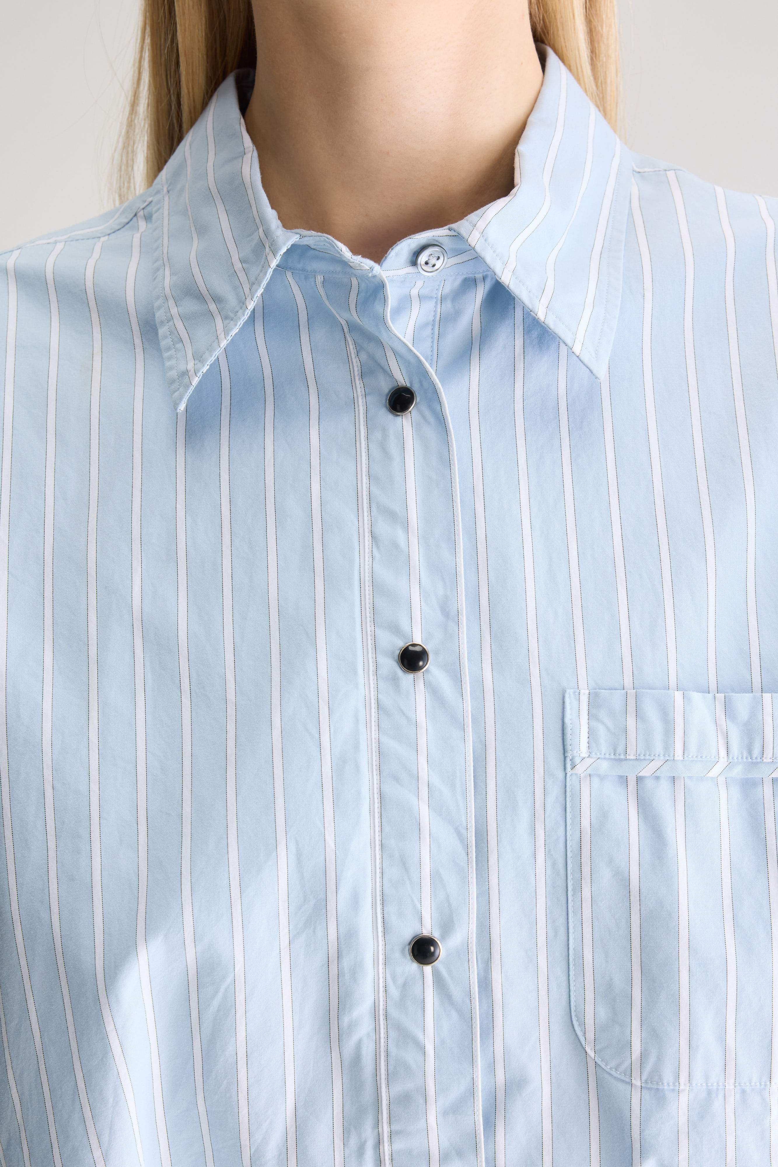 Chemise cropped Greg (251 / W / STRIPE R)