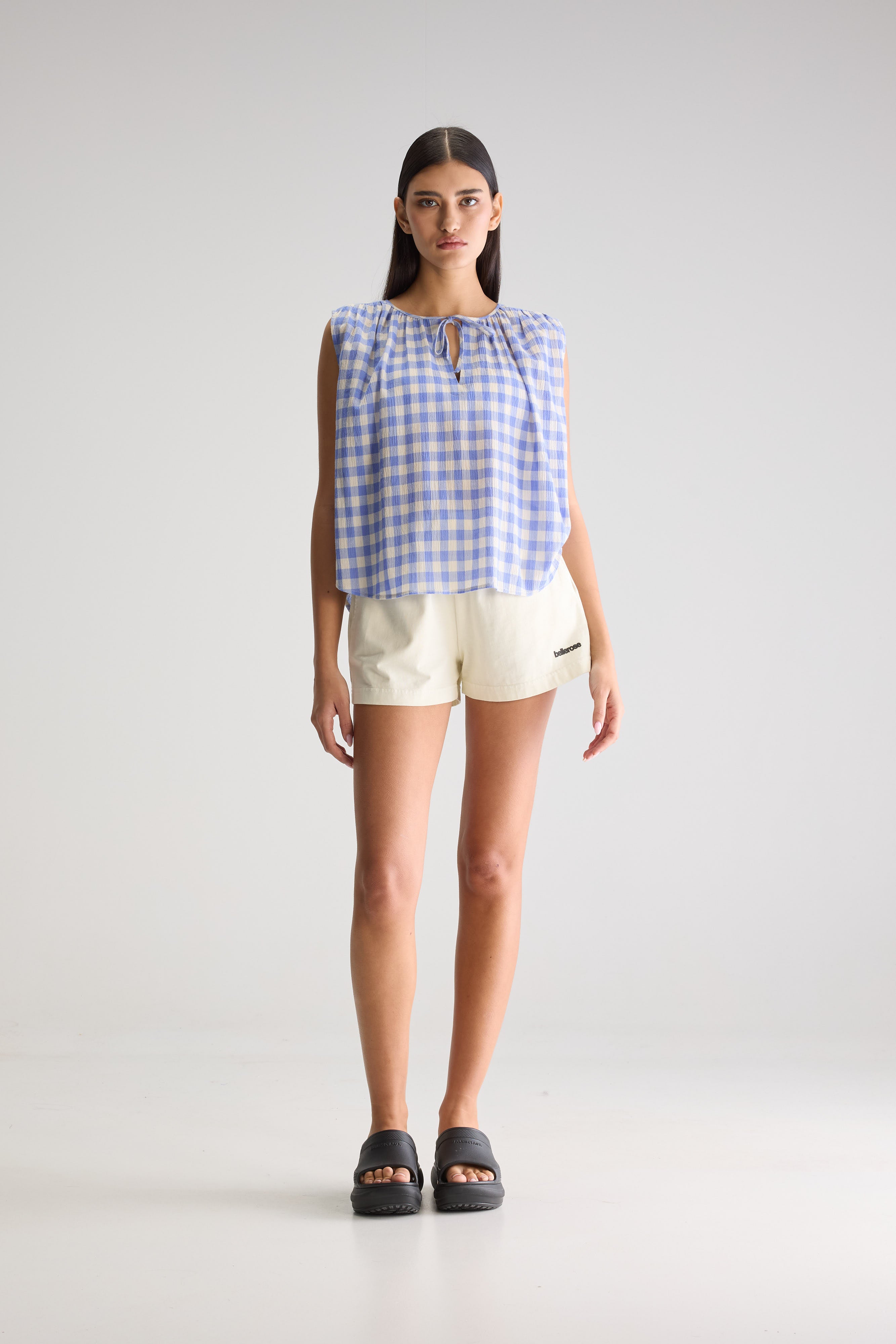 Blouse sans manches Halison (251 / W / CHECK B)