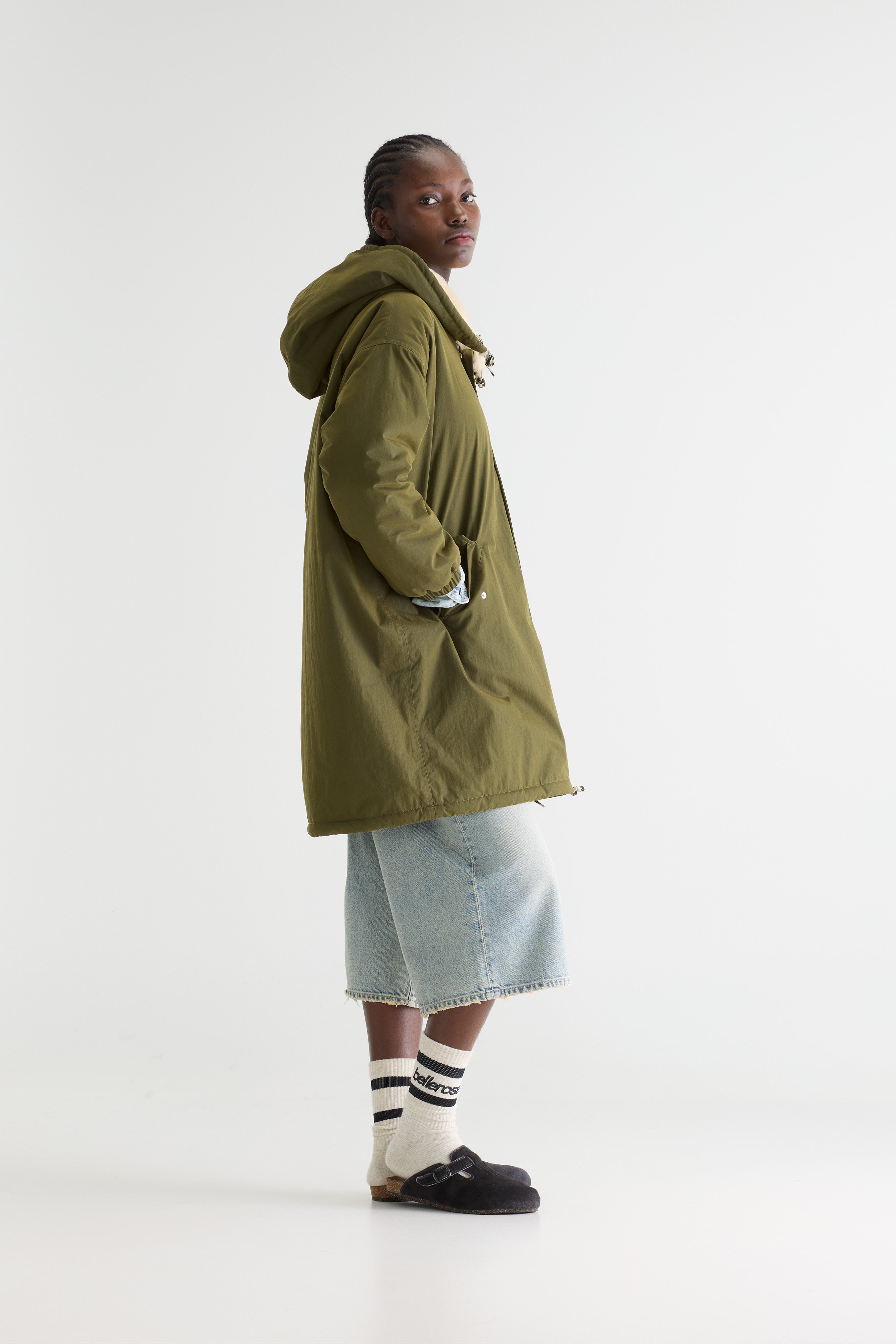 Laos hooded parka (242 / W / OLIVE)