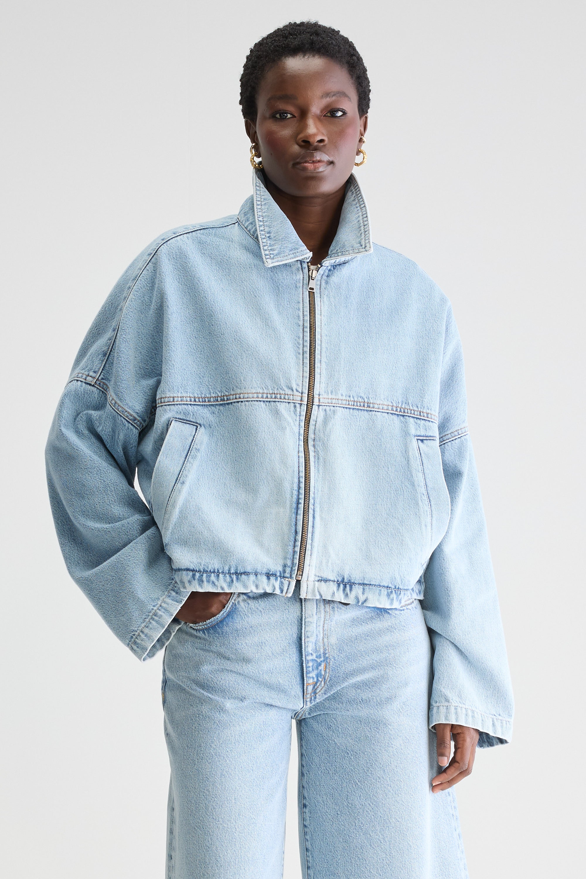 Gayle Jacket - Lt blue bleach For Women | Bellerose