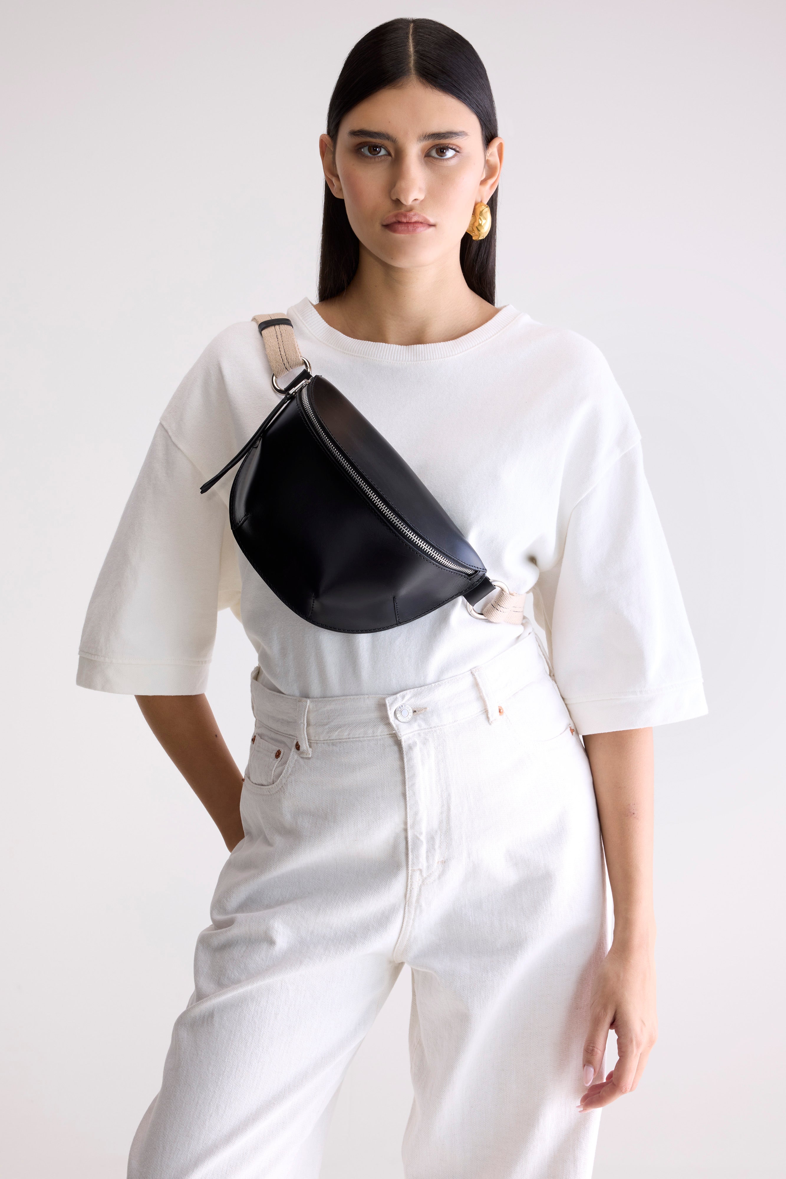 Rosie Sling Bag - Black For Women | Bellerose