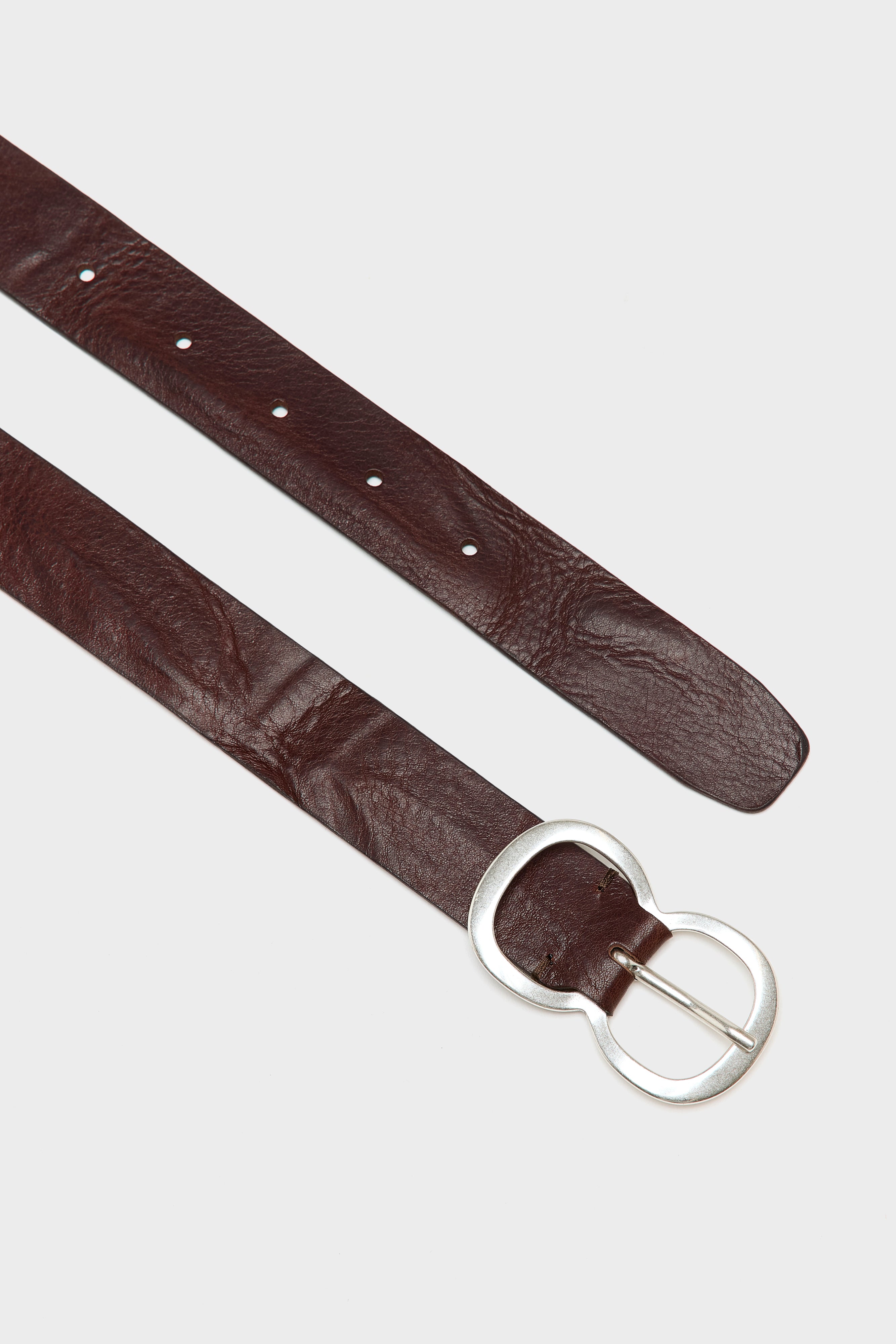 Sabas Leather Belt - Brown For Women | Bellerose