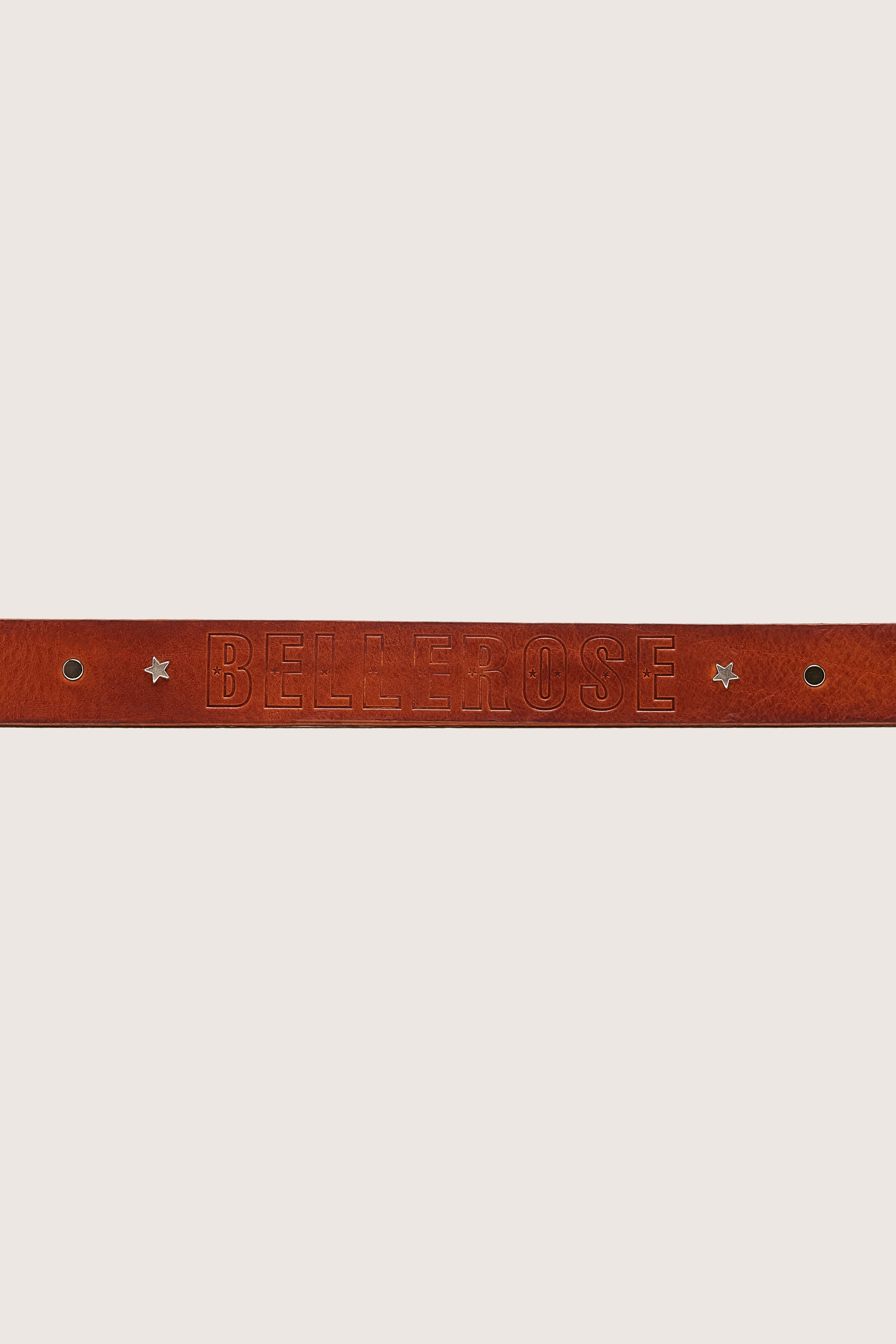 Sabas Leather Belt - Cognac For Women | Bellerose