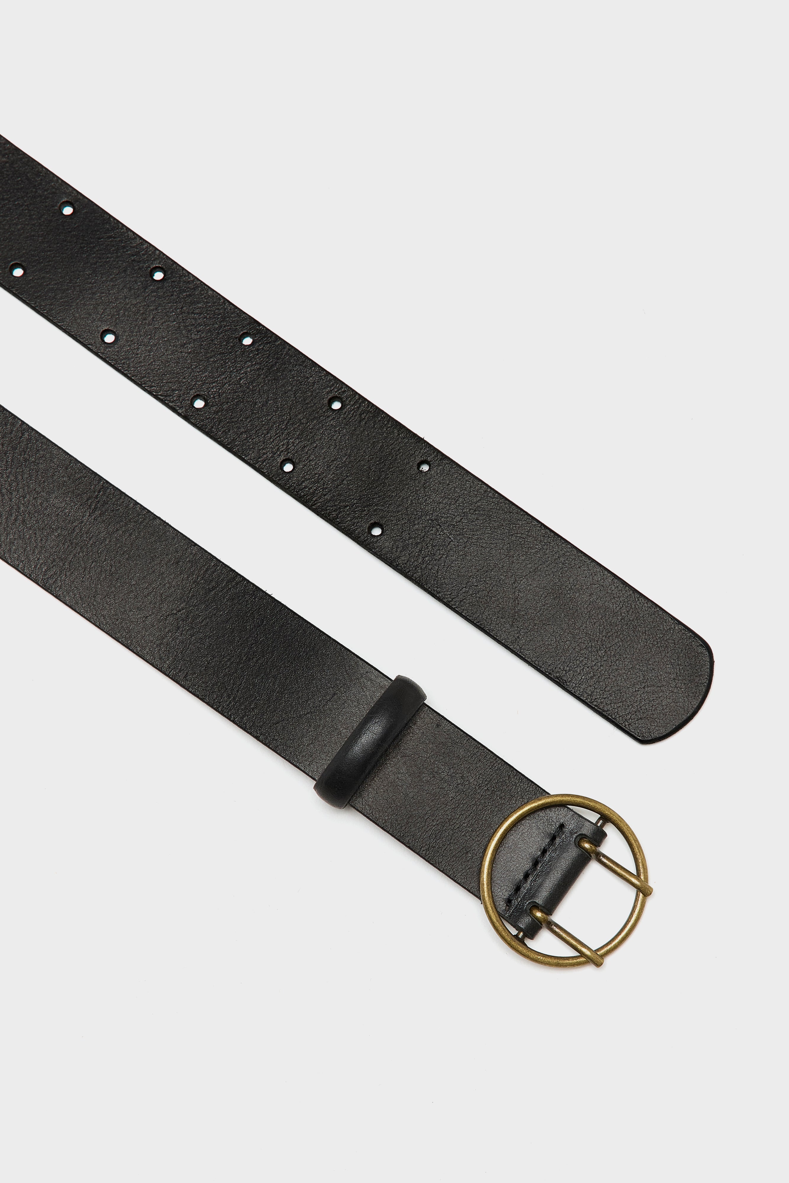 Selya Leather Belt - Black For Women | Bellerose