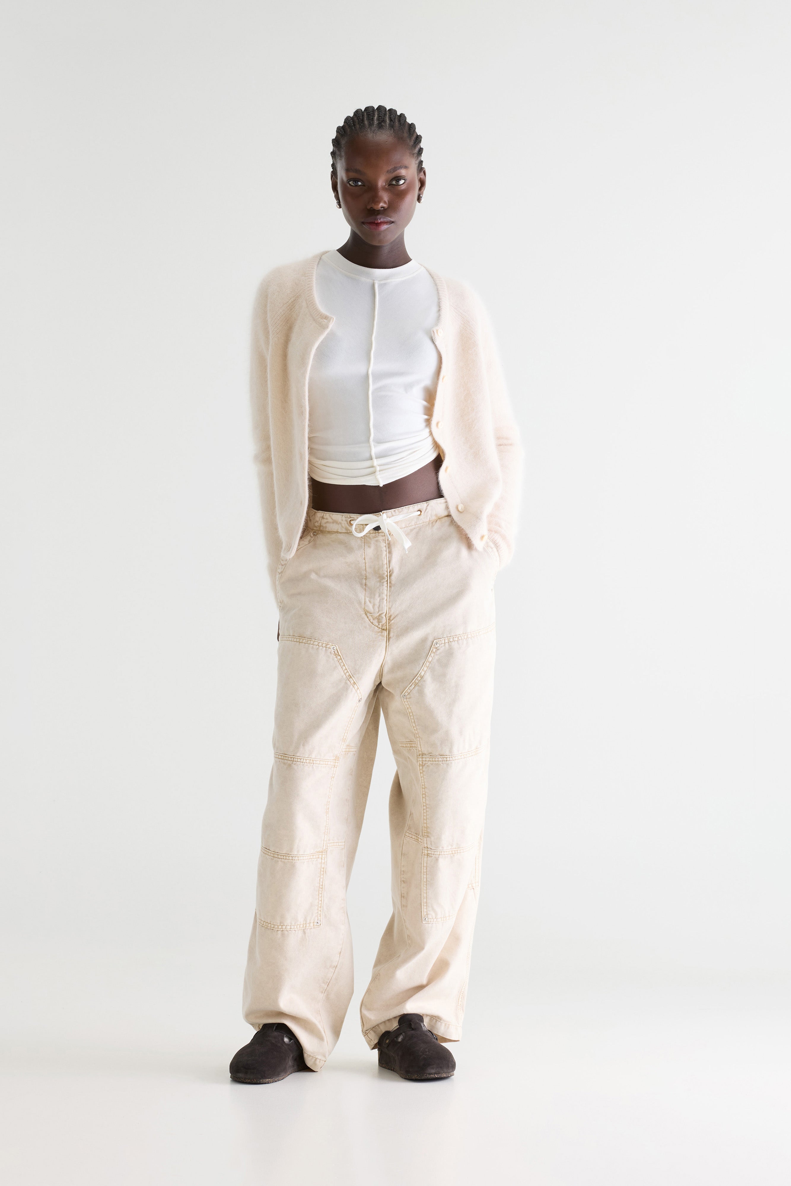 Datair Angora-blend Cardigan - Parchemin For Women | Bellerose