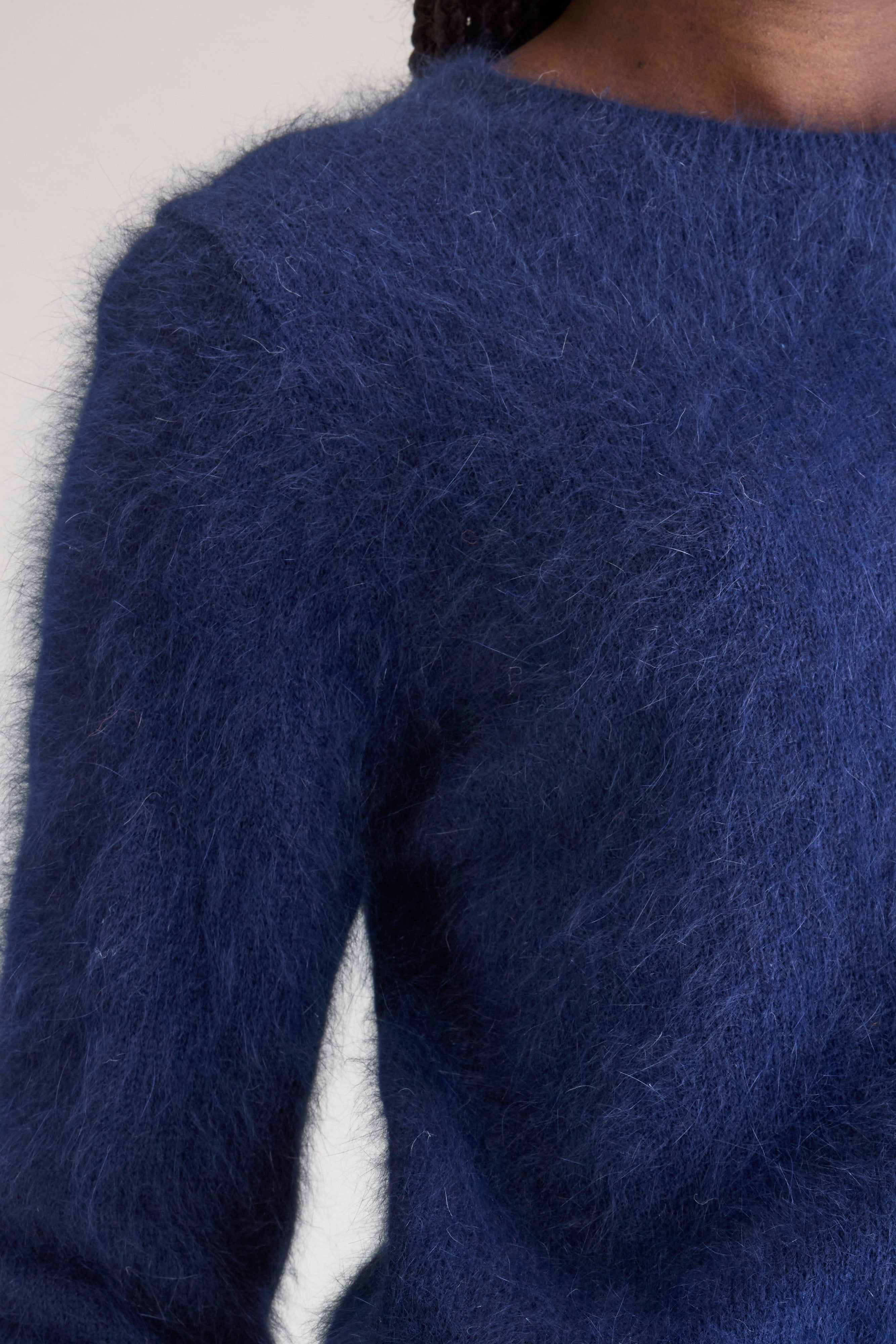 Pull en angora Datti (242 / W / NAVY)