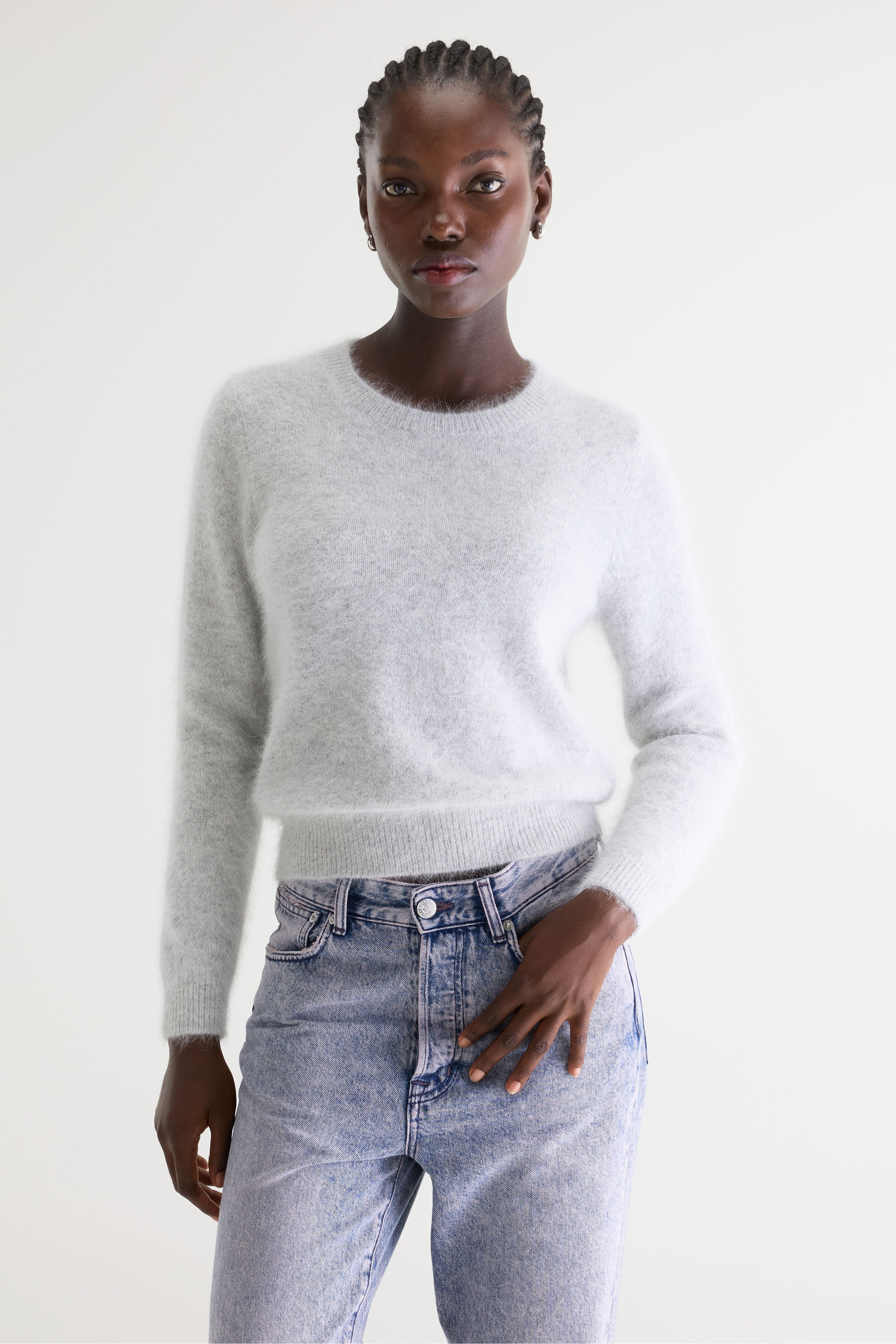 Datti Angora-blend Sweater - Birch For Women | Bellerose