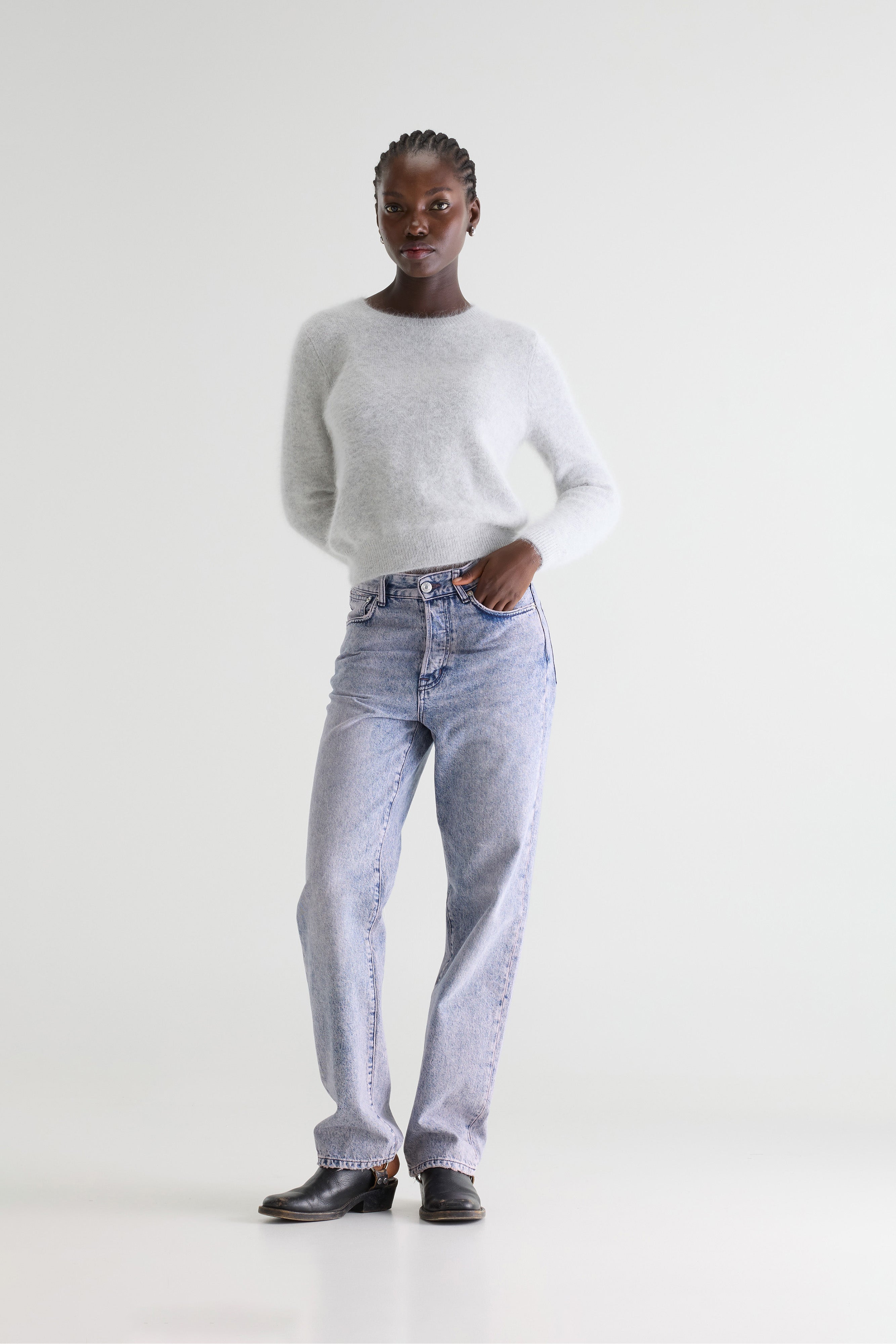 Datti Angora-blend Sweater - Birch For Women | Bellerose