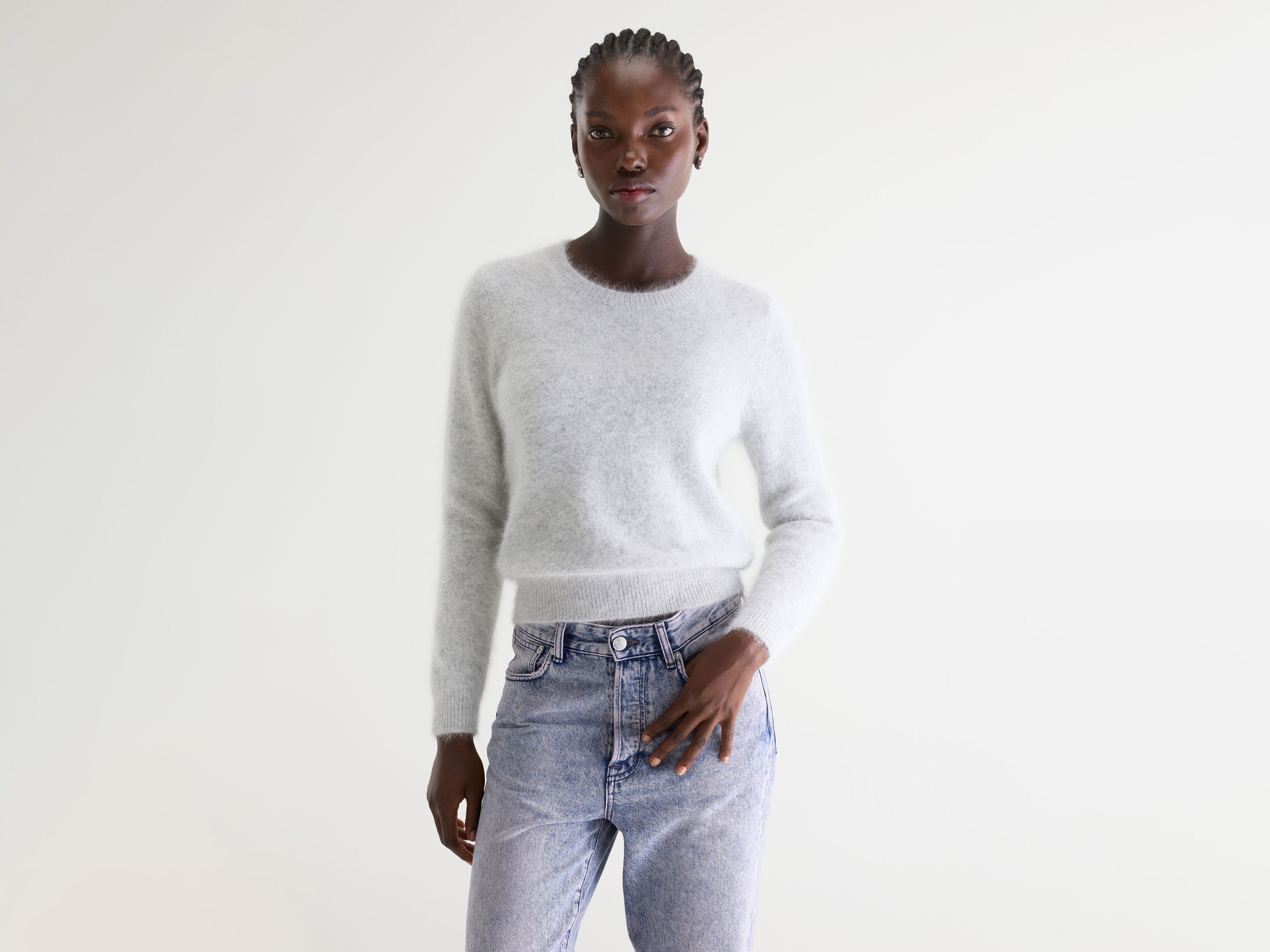 Datti Angora-blend Sweater - Birch For Women | Bellerose