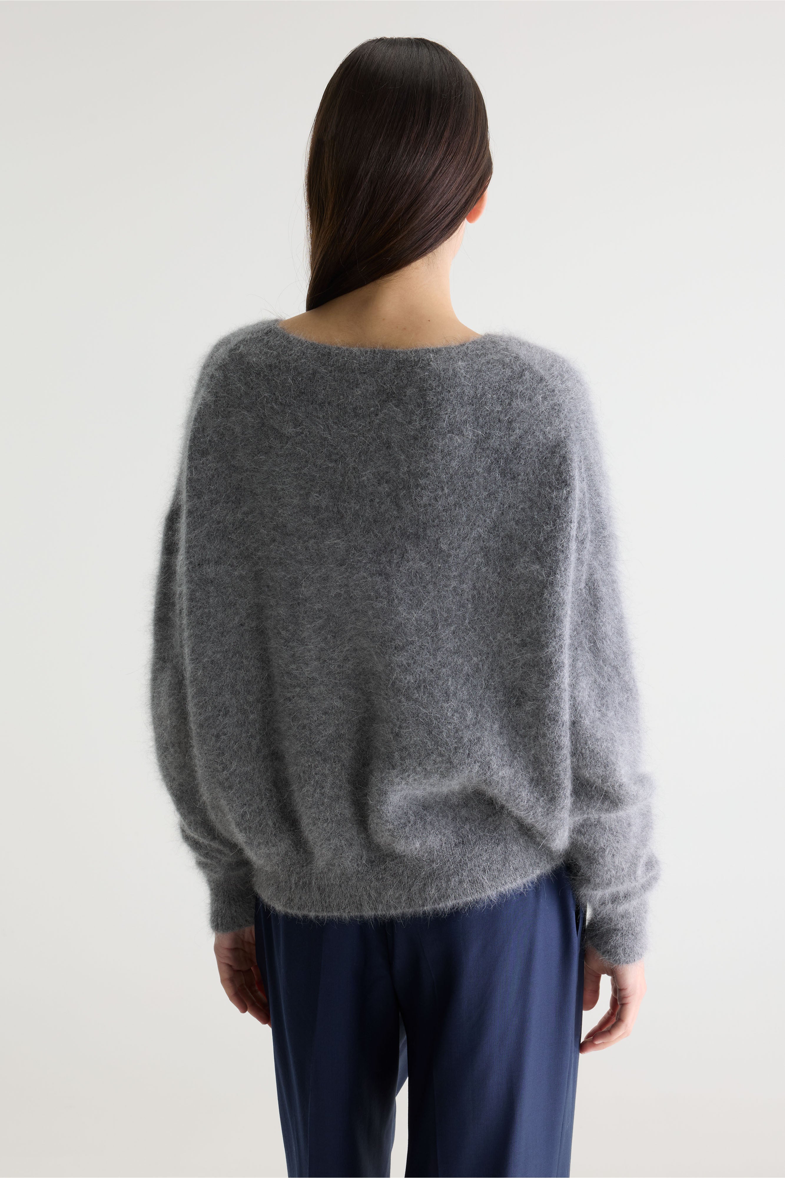 Datus Angora-blend Sweater - Mid grey For Women | Bellerose