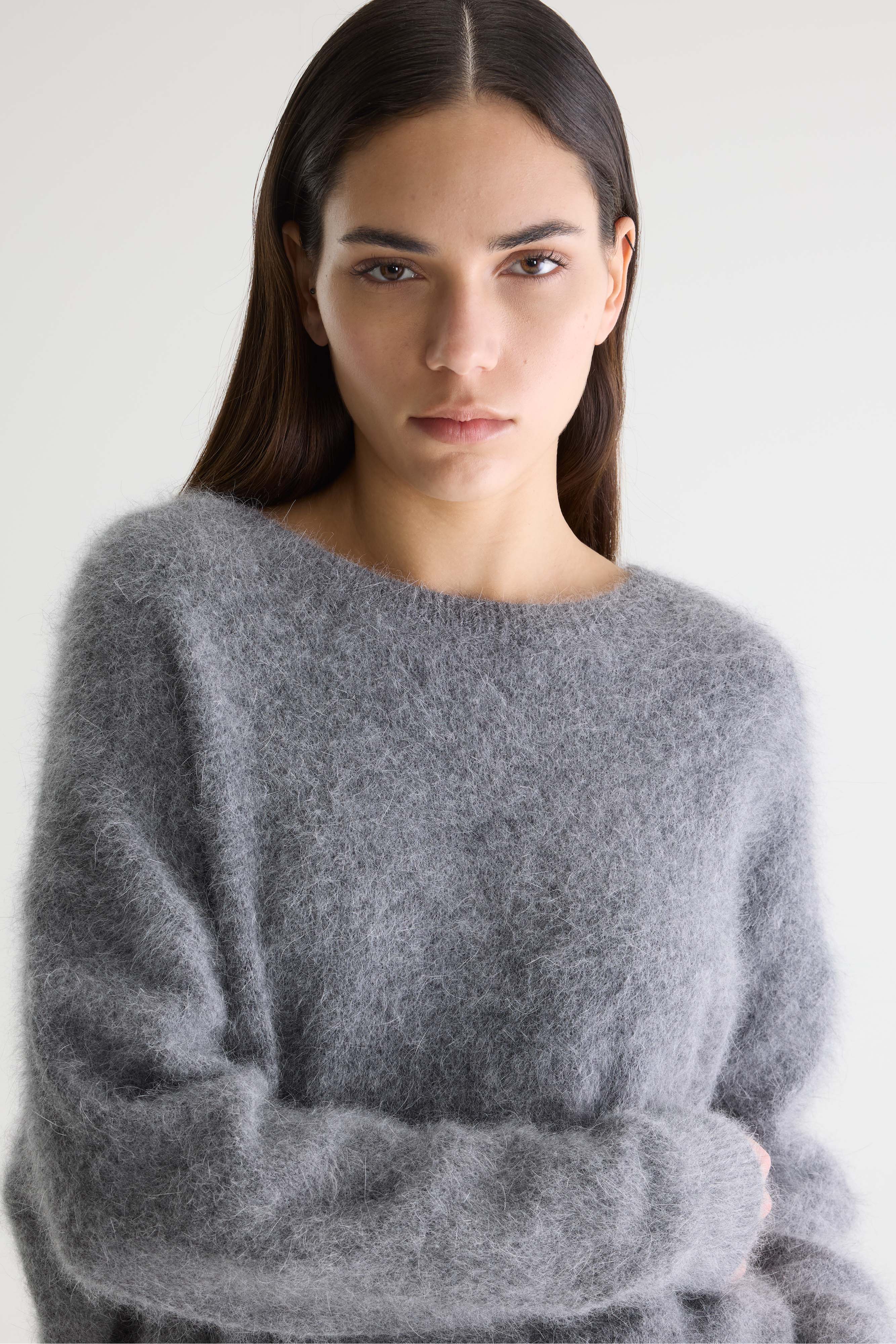 Datus angora-blend sweater (252 / W / MID GREY)