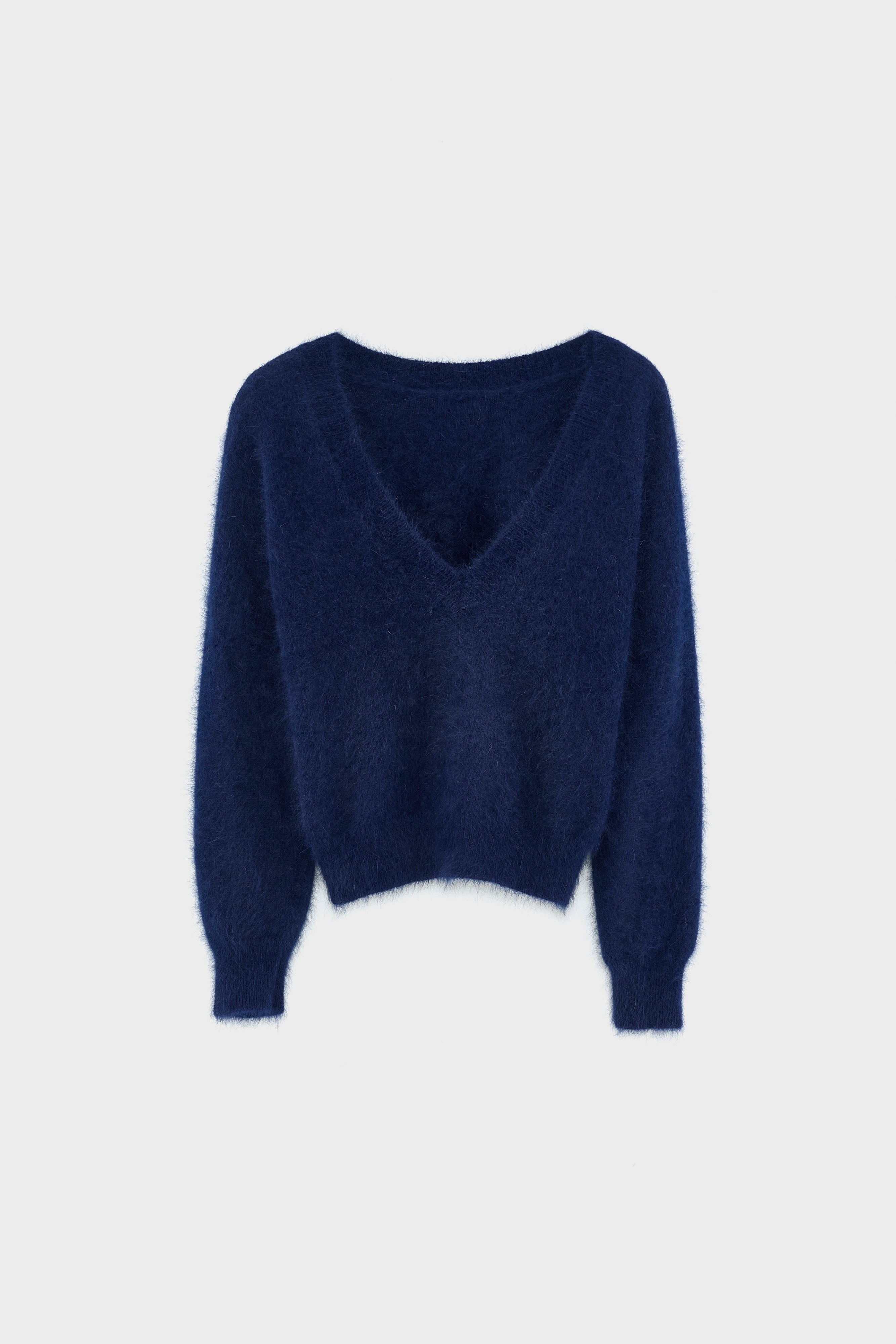 Datev angora-blend sweater (252 / W / NAVY)