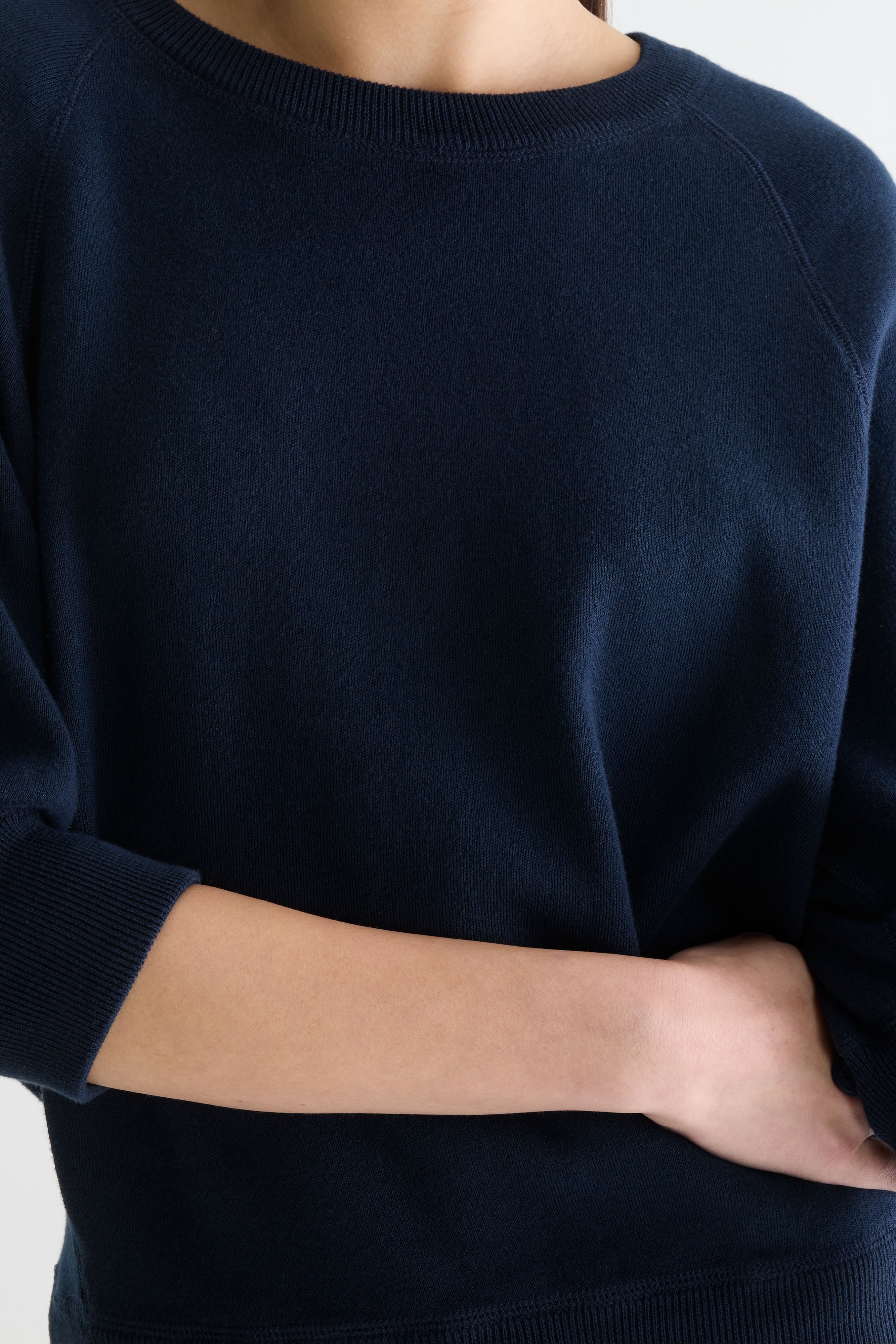 Anglet Crew-neck Sweater - Navy For Women | Bellerose