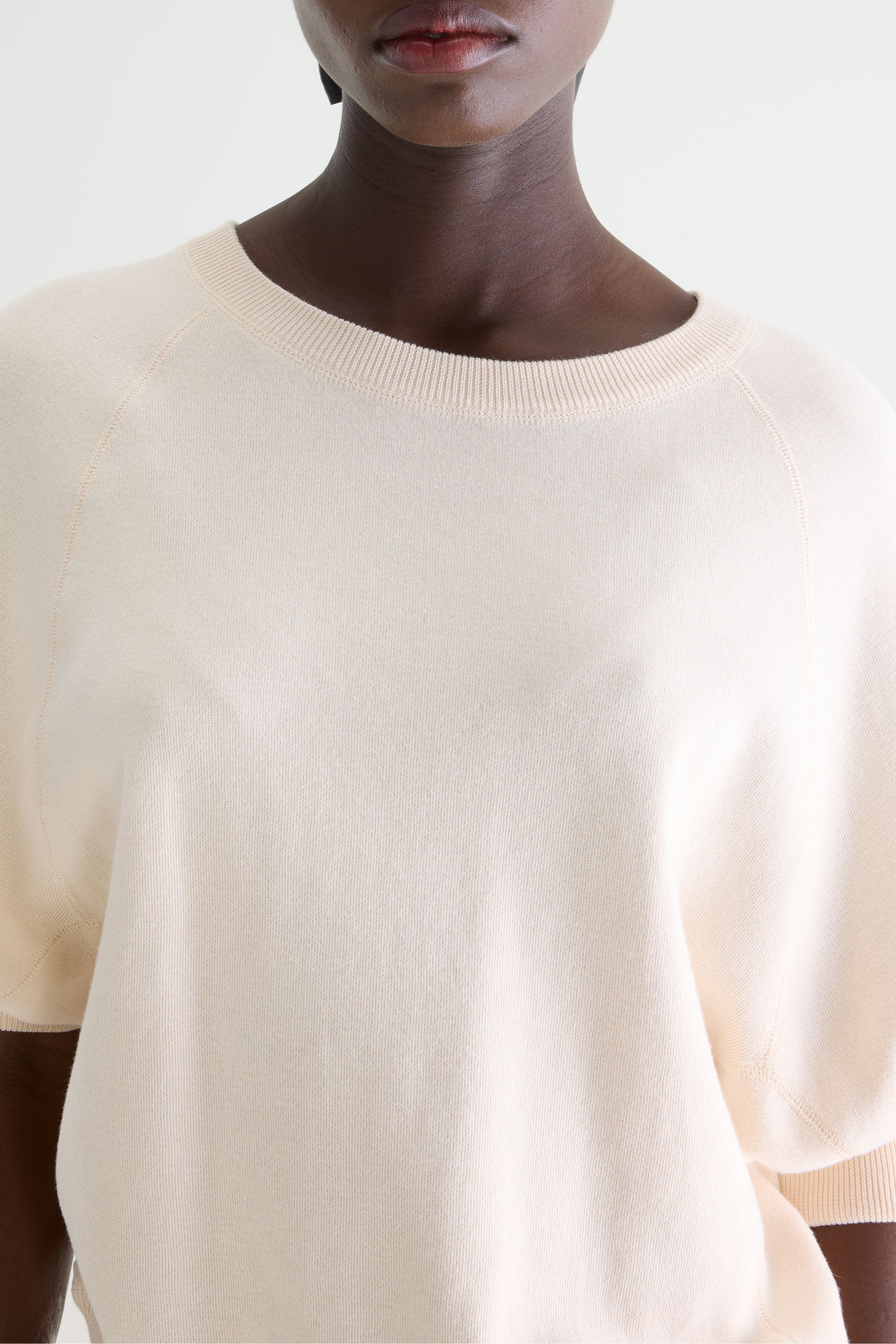 Anglet crew-neck sweater (242 / W / MILKY WAY)
