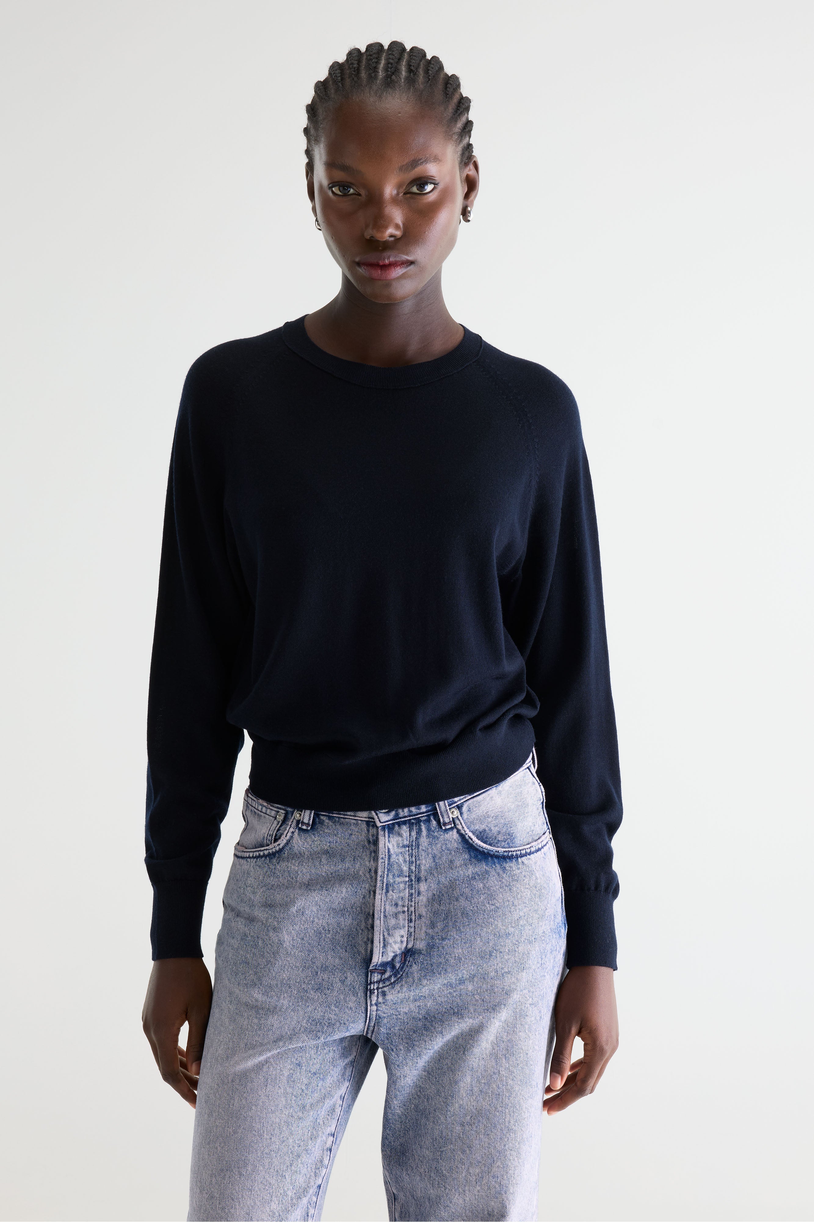 Delen Classic Crewneck Sweater - Navy Für Women | Bellerose